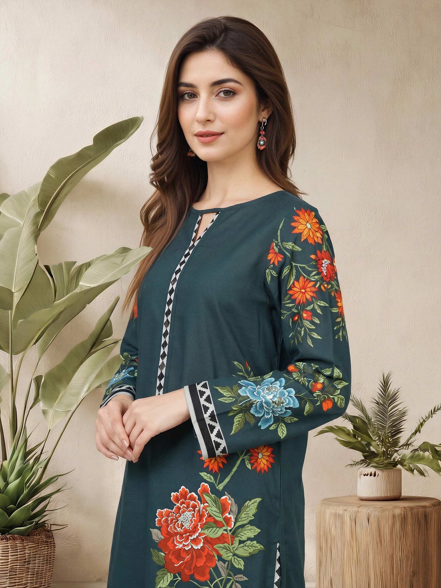 2 Piece Lawn Suit (Pret)