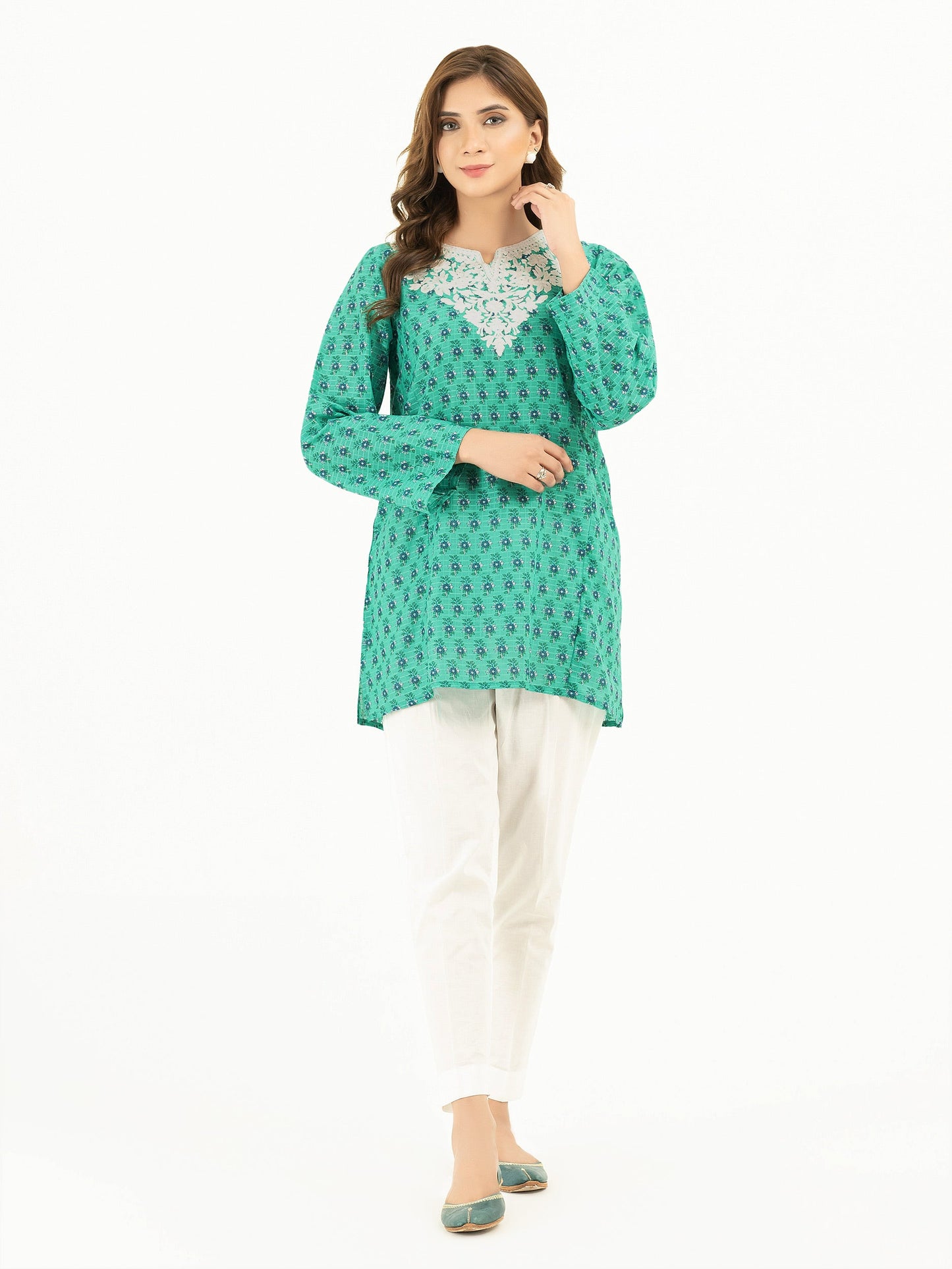 Texture Lawn Kurti-Printed (Pret)