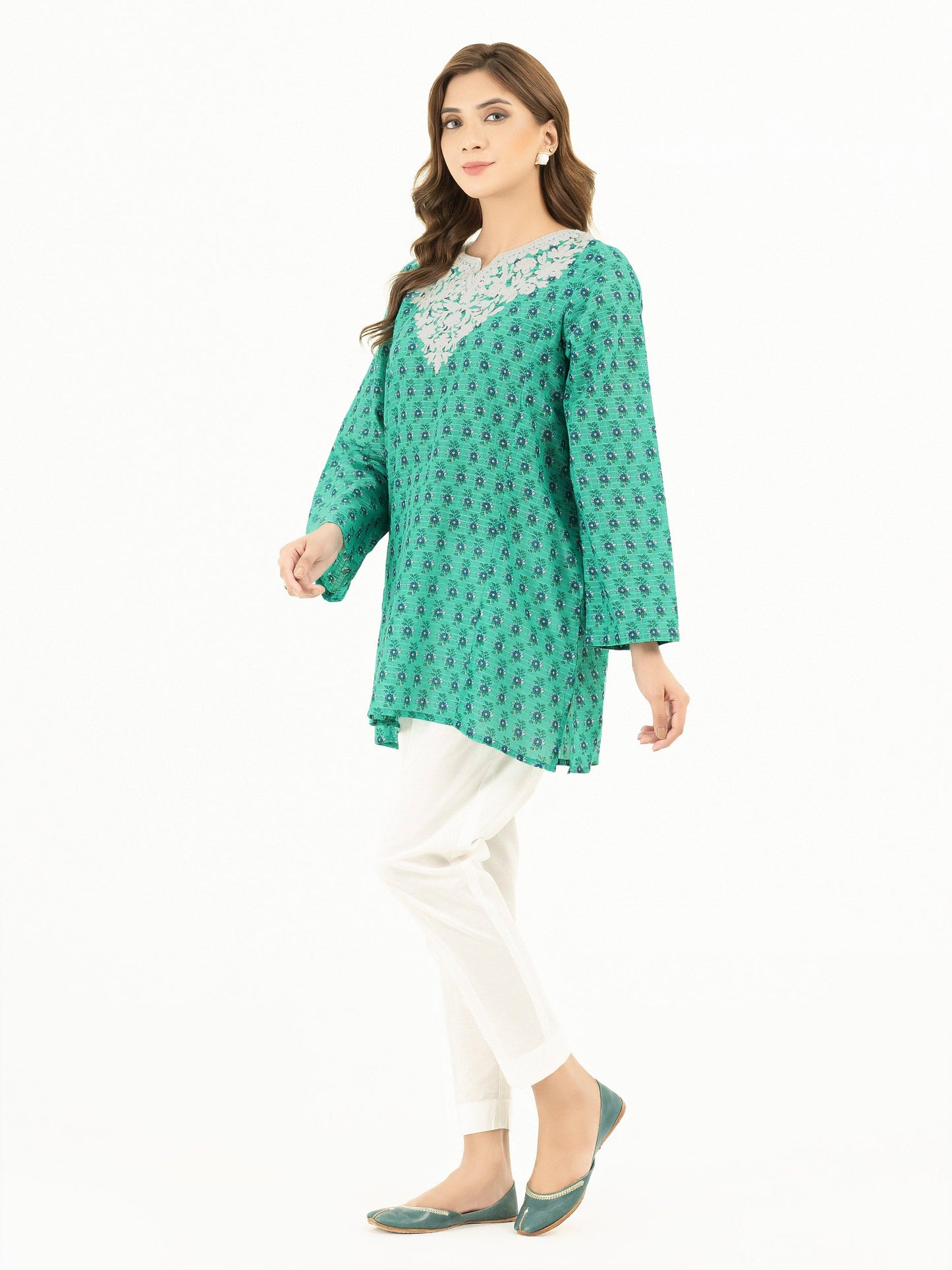 Texture Lawn Kurti-Printed (Pret)