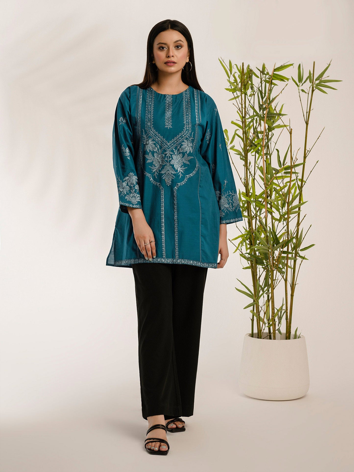 Lawn Kurti-Embroidered (Pret)