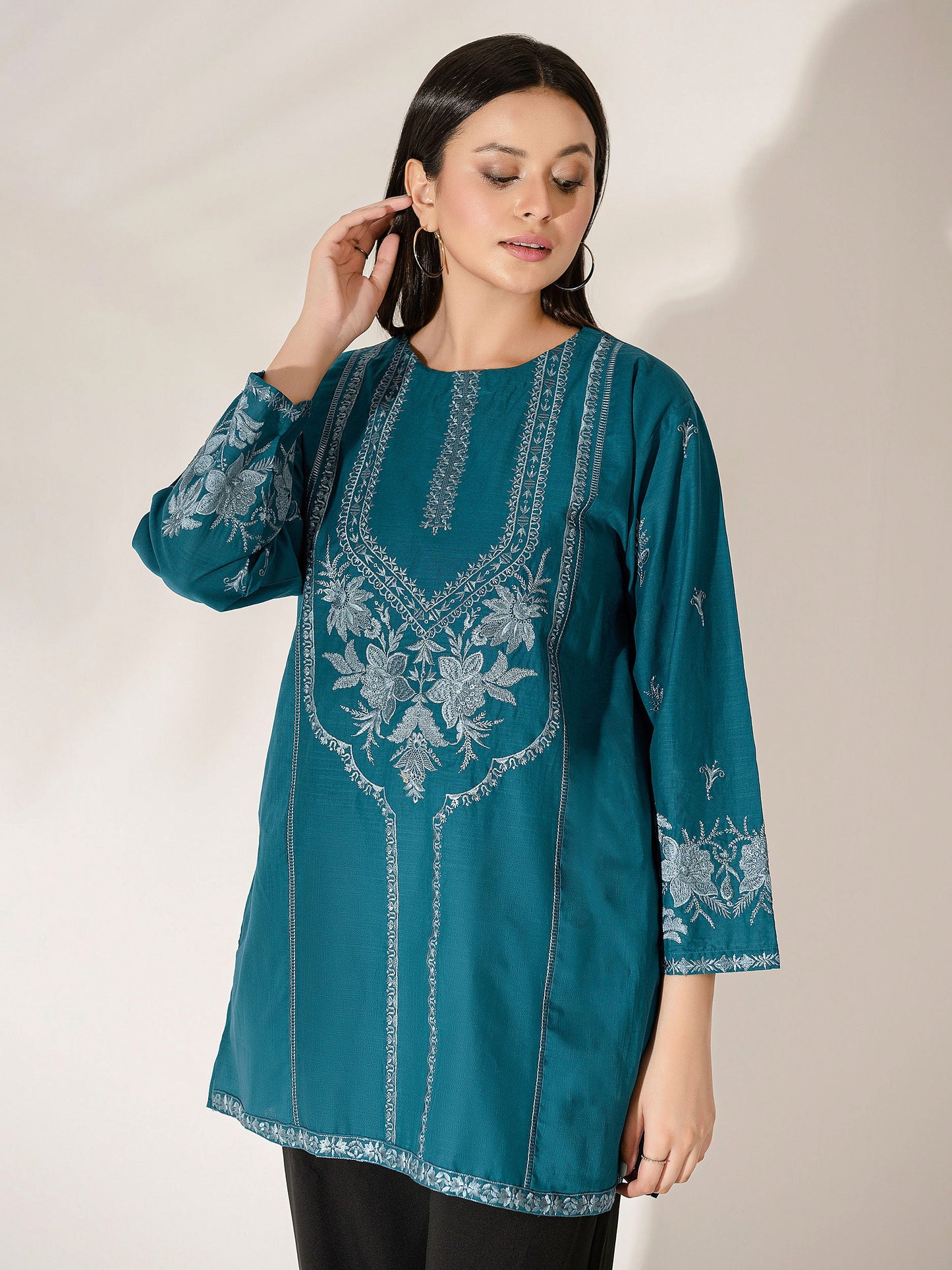 Lawn Kurti-Embroidered (Pret)