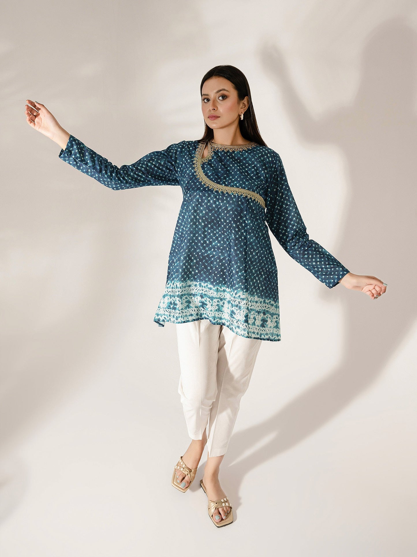 Lawn Kurti-Embroidered (Pret)