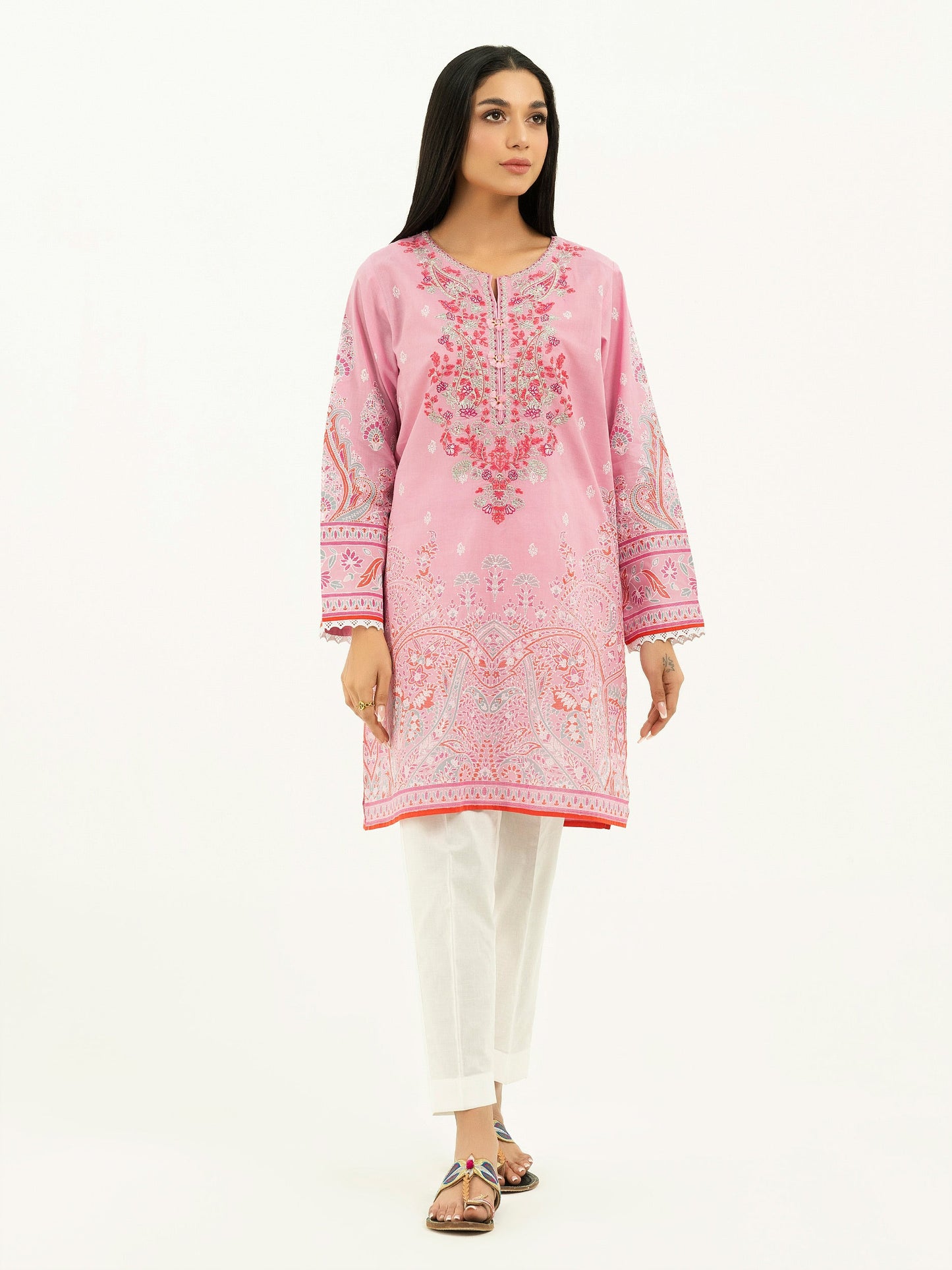 Lawn Kurti-Embroidered (Pret)