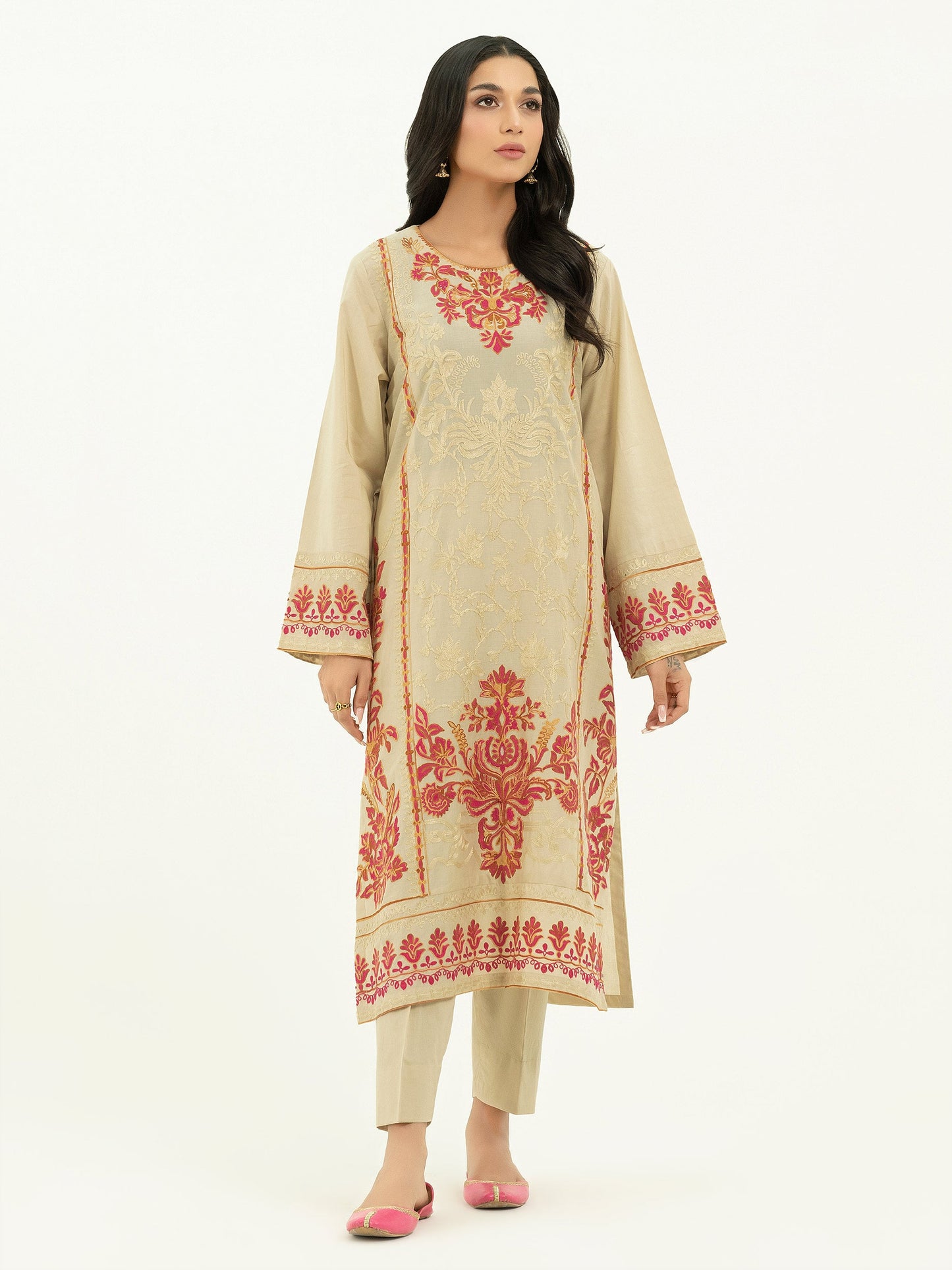 2 Piece Lawn Suit-Embroidered (Pret)