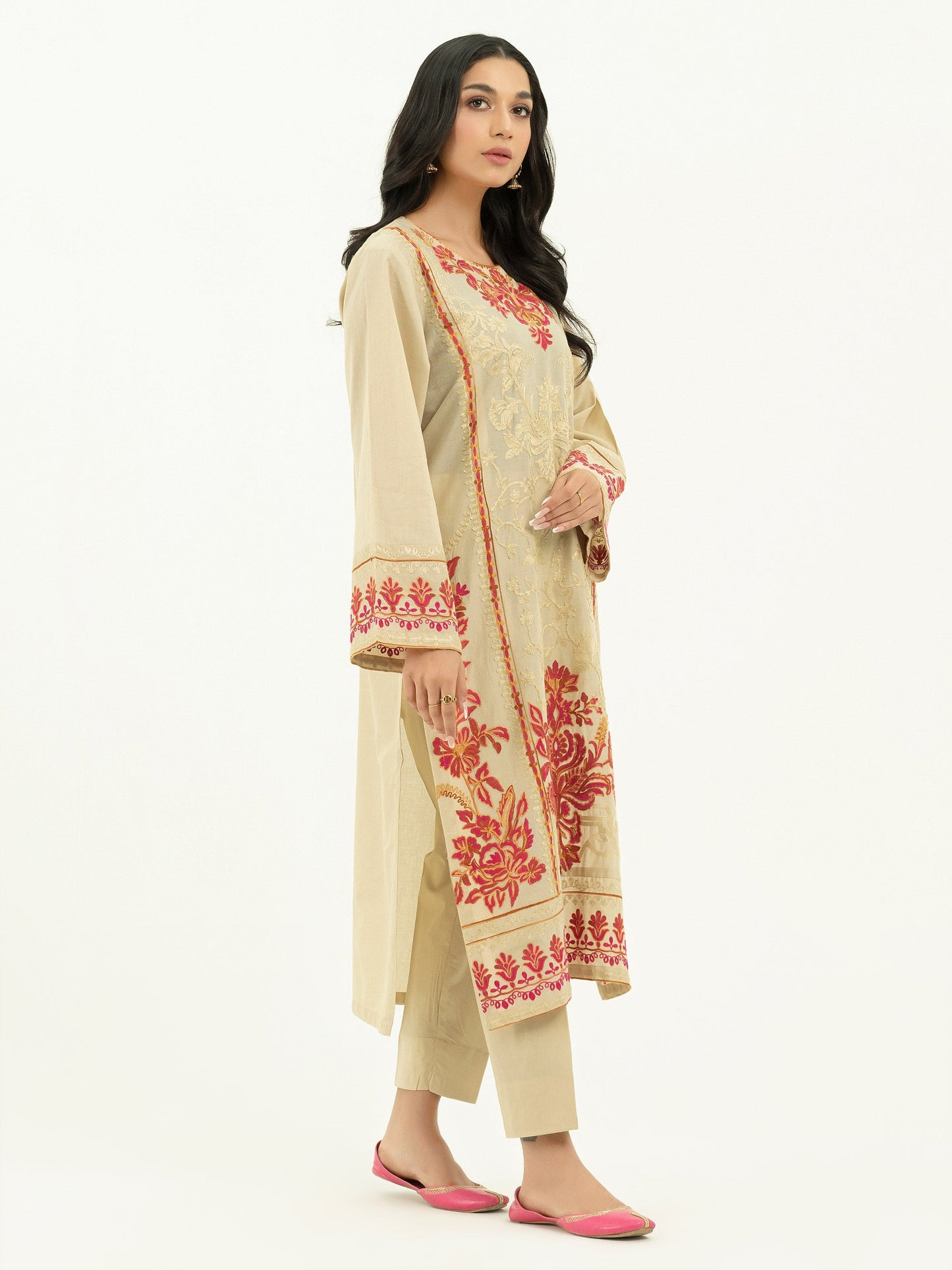 2 Piece Lawn Suit-Embroidered (Pret)