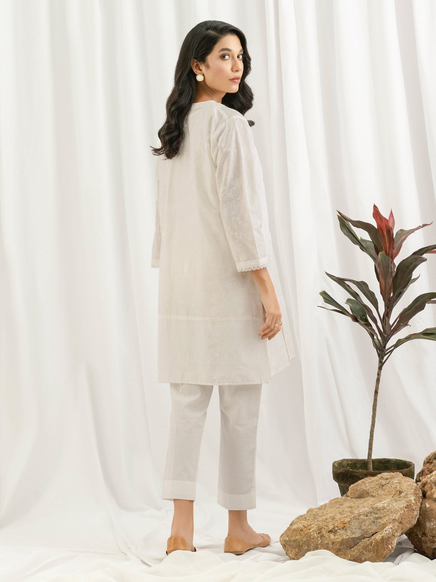 Lawn Kurti- Embroidered (Pret)