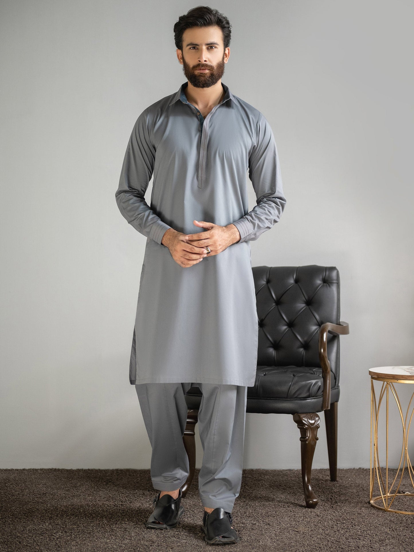 Cotton Suit-Embroidered