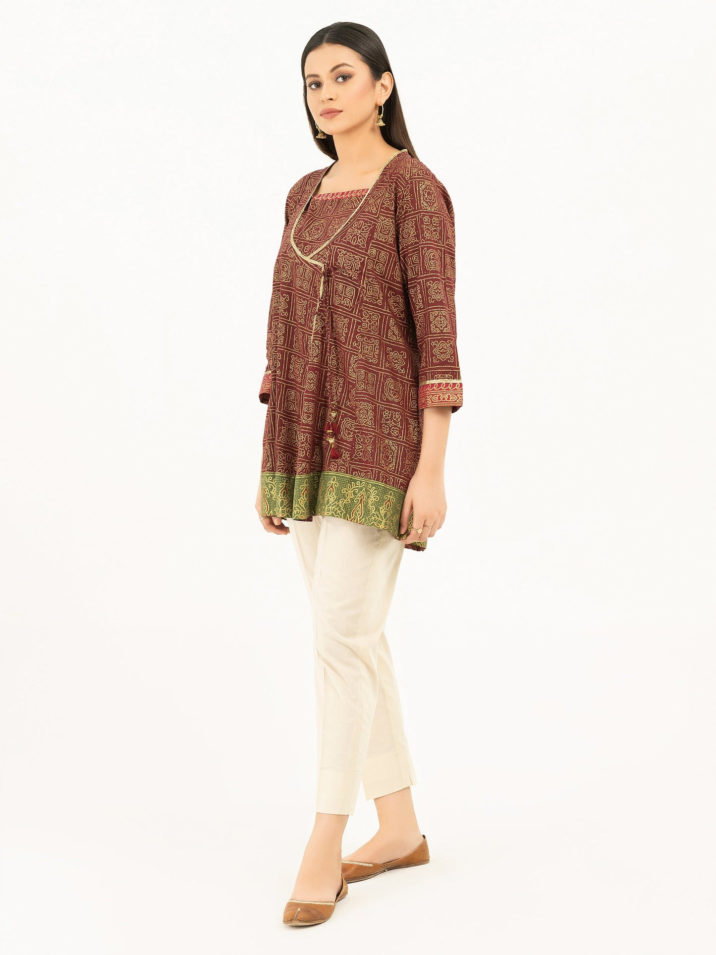 Lawn Kurti-Pasted Print (Pret)