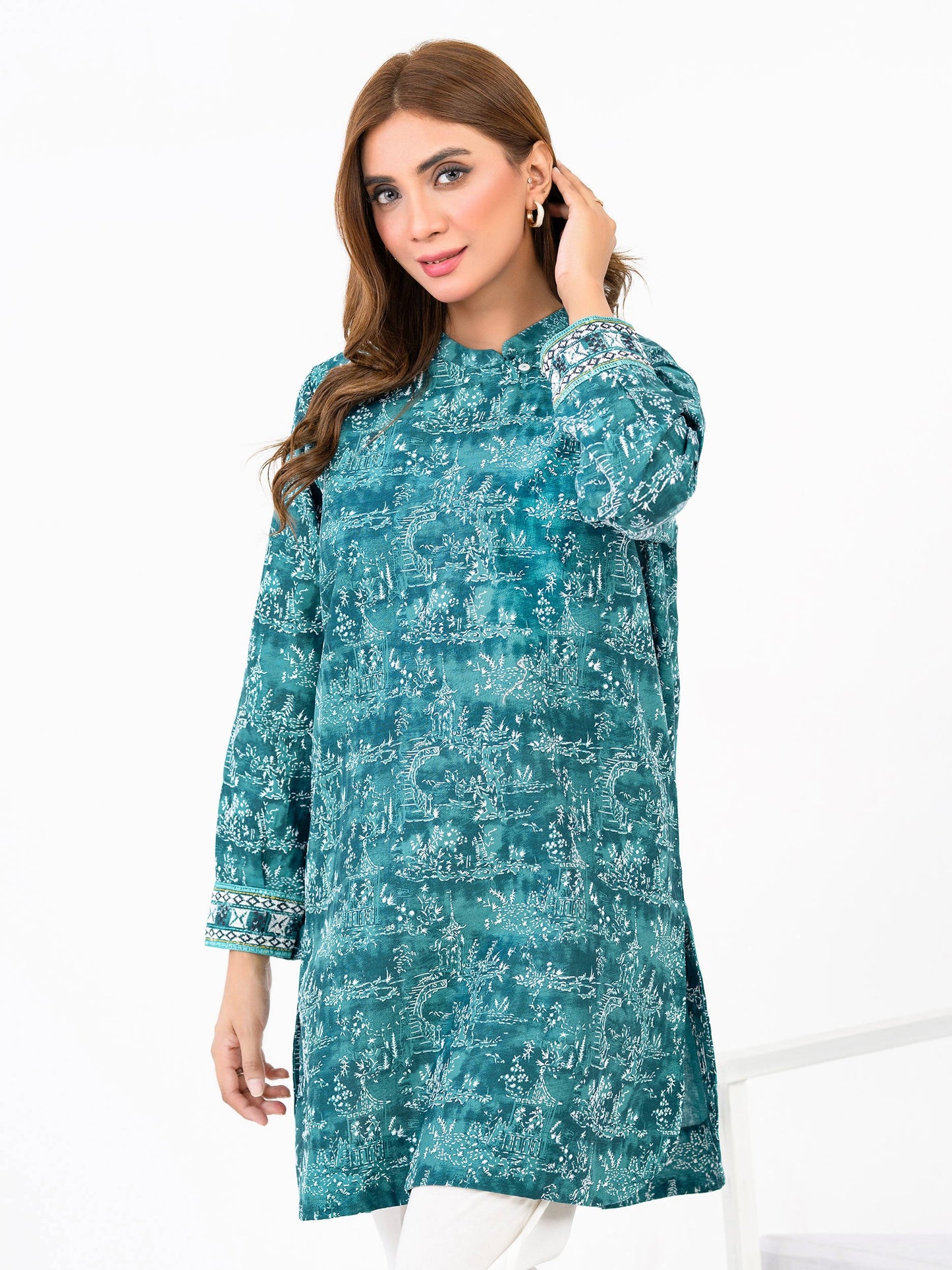 Khaddar Shirt-Embroidered(Pret)