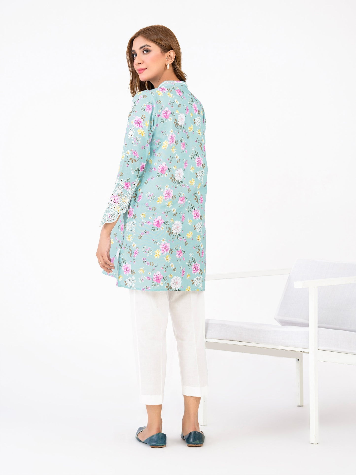 Khaddar Kurti-Embroidered(Pret)