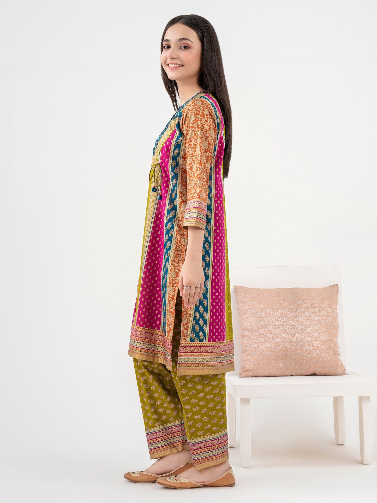 2 Piece Lawn Suit-Embroidered