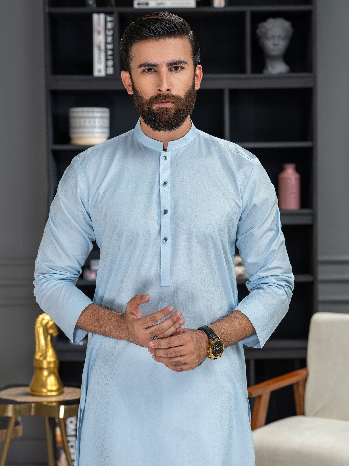 Jacquard Kurta