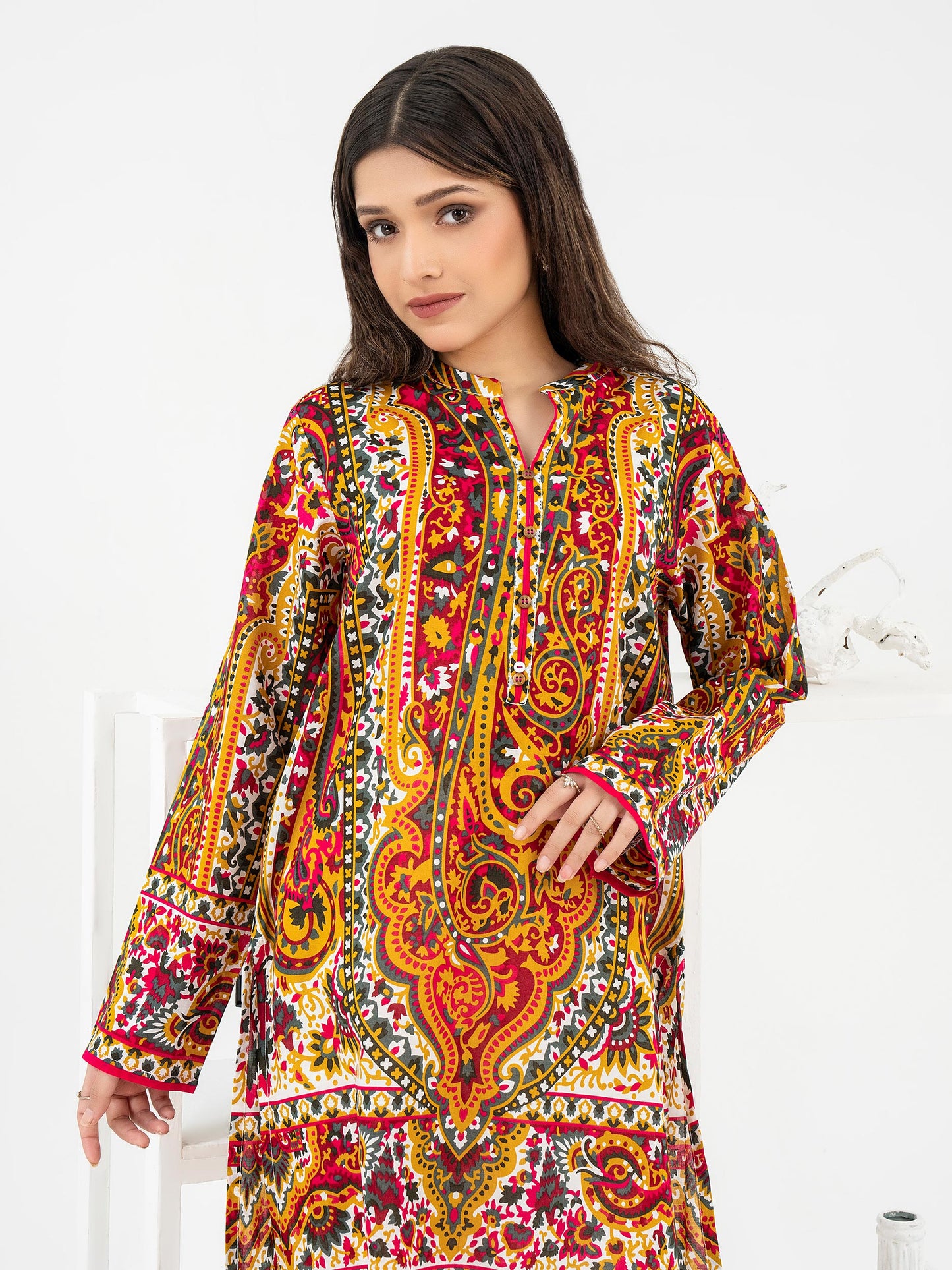 Lawn Kurti-Printed (Pret)