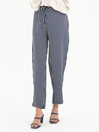 stripe-printed-jersey-pants