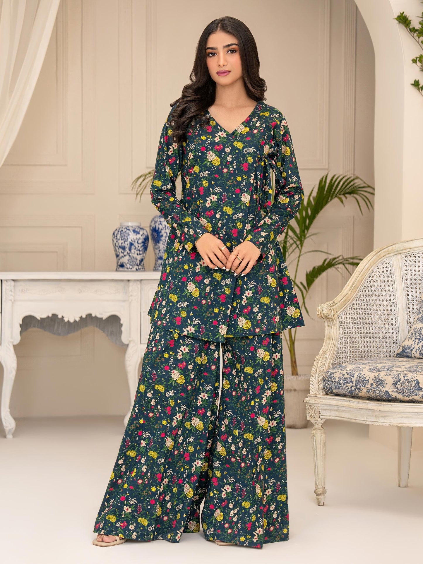 Lawn Shirt-Printed (Pret)