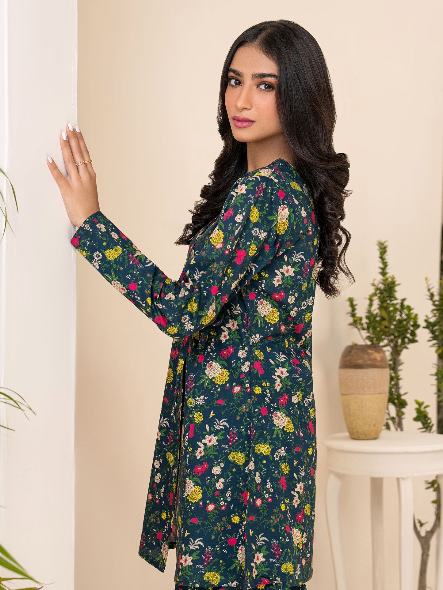 Lawn Shirt-Printed (Pret)