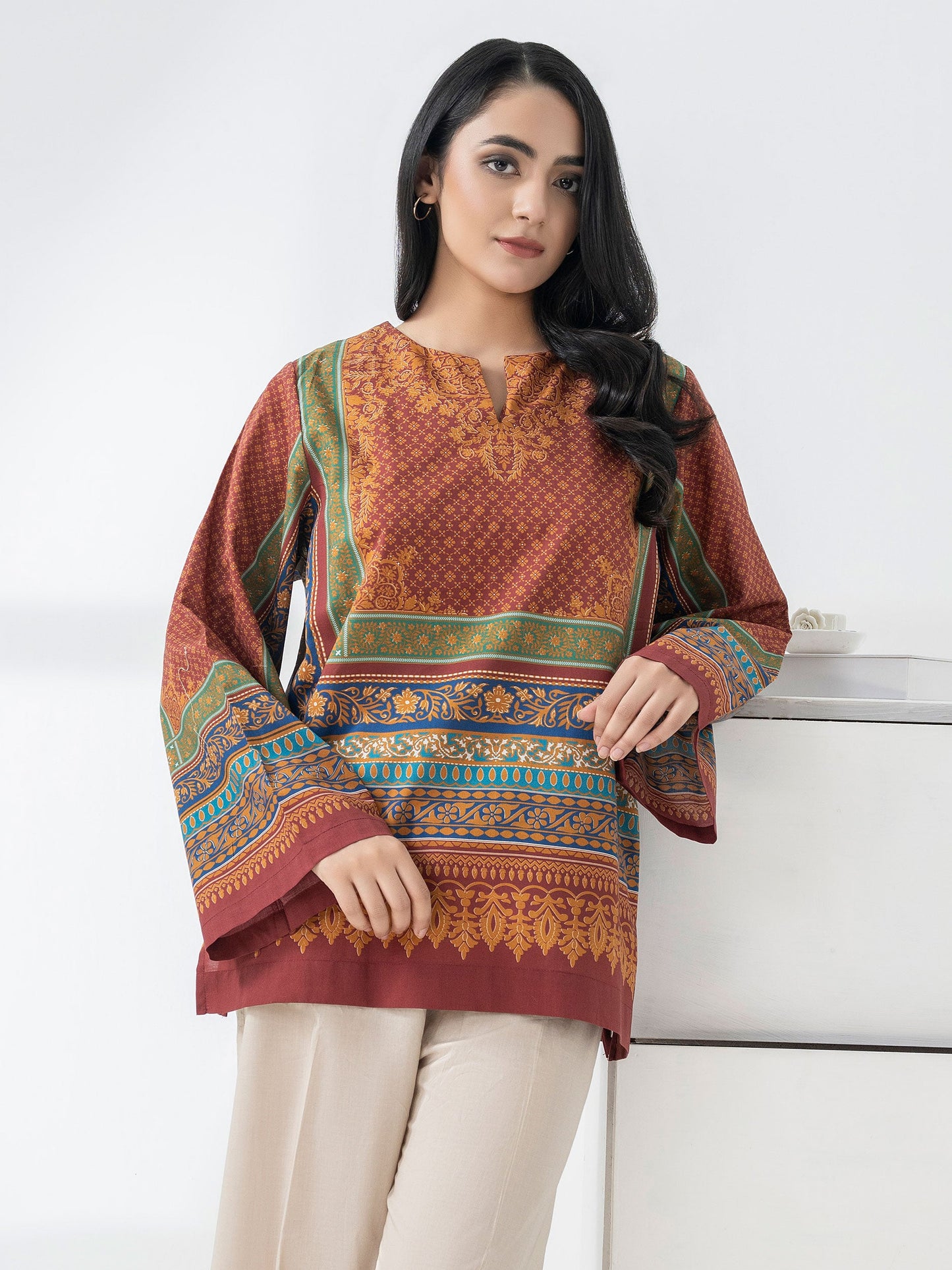 Lawn Kurti-Printed (Pret)