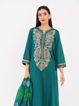 3-piece-raw-silk-suit-embroidered-(pret)