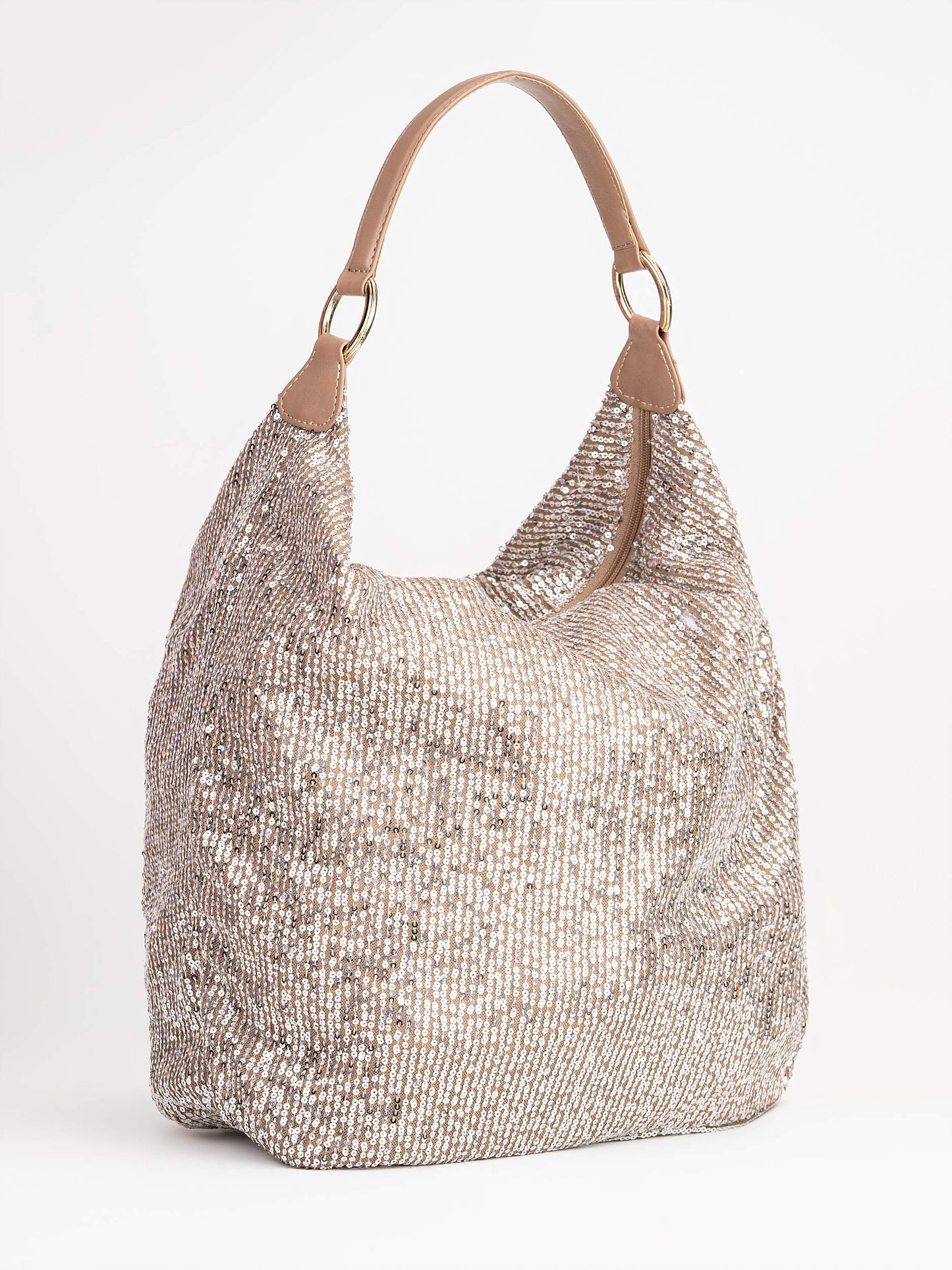 Sequins Embellished Tote Bag