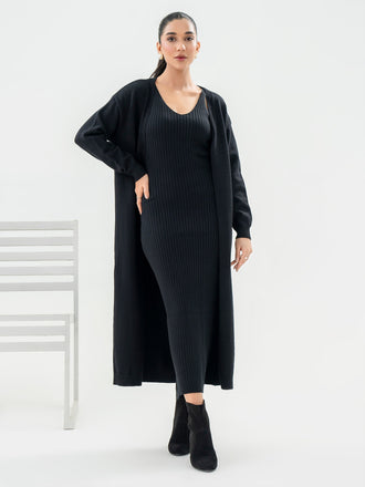 cardigan-with-ribbed-dress