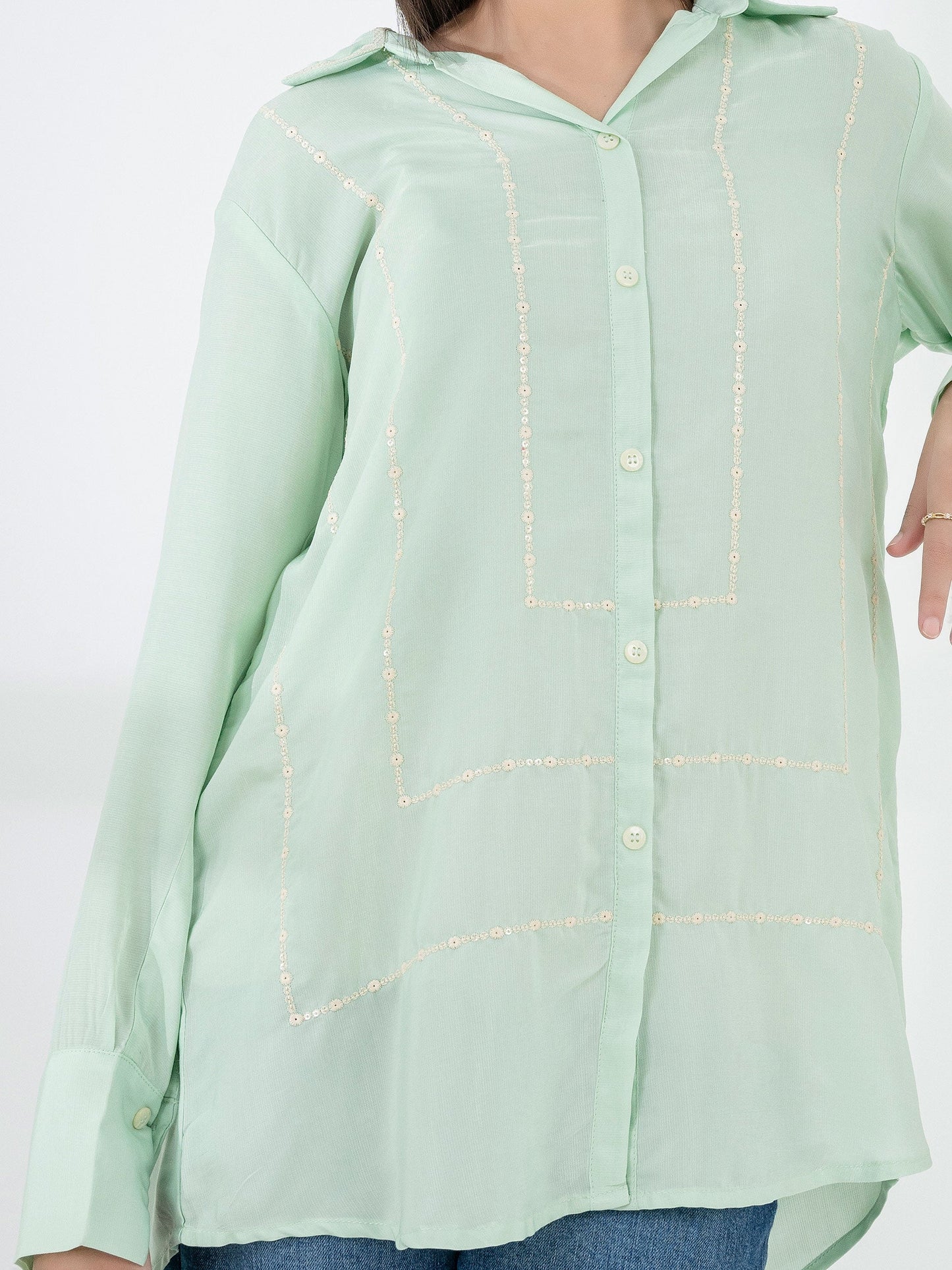 Embroidered Cotton Top