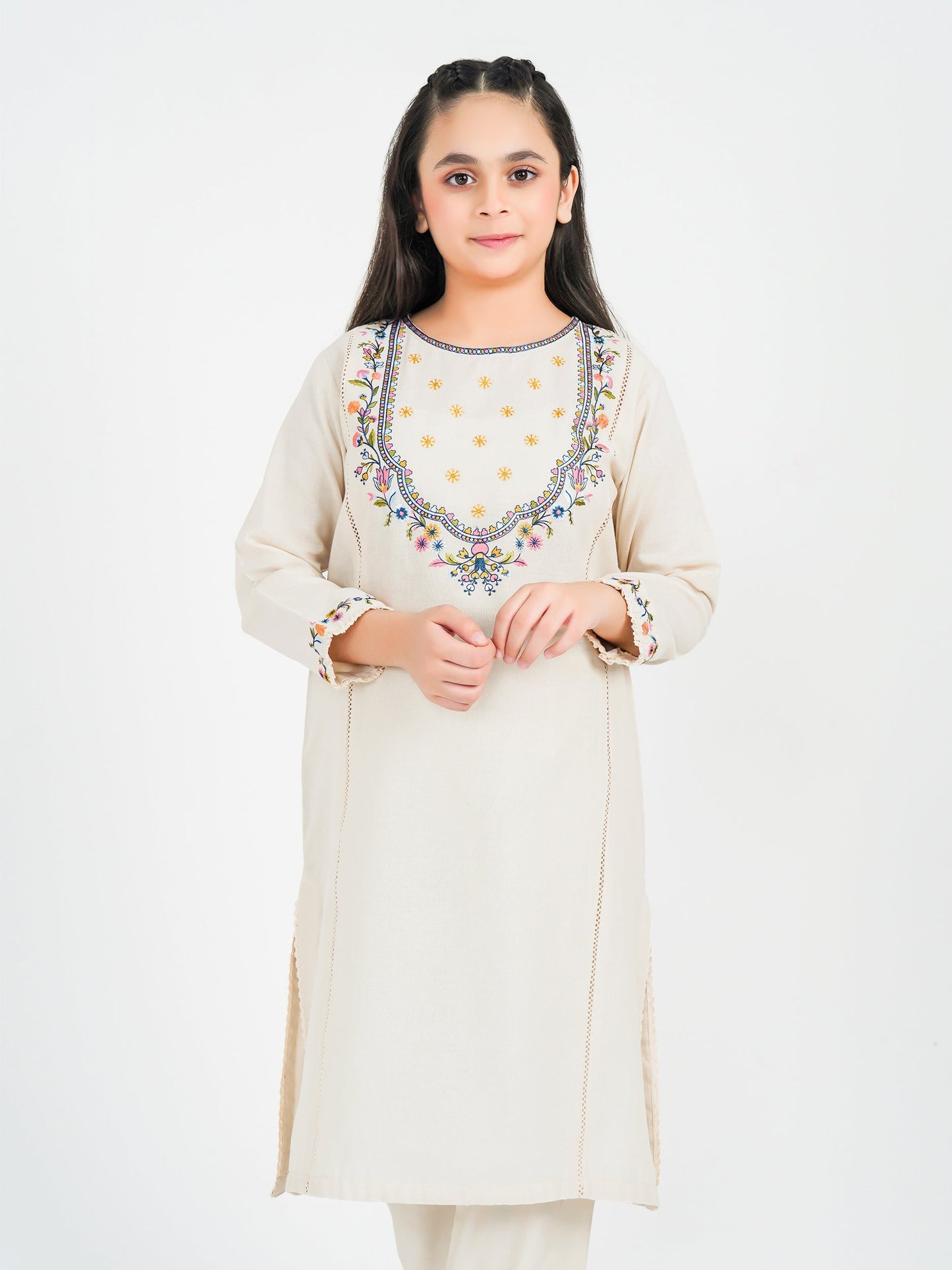 Khaddar Shirt-Embroidered