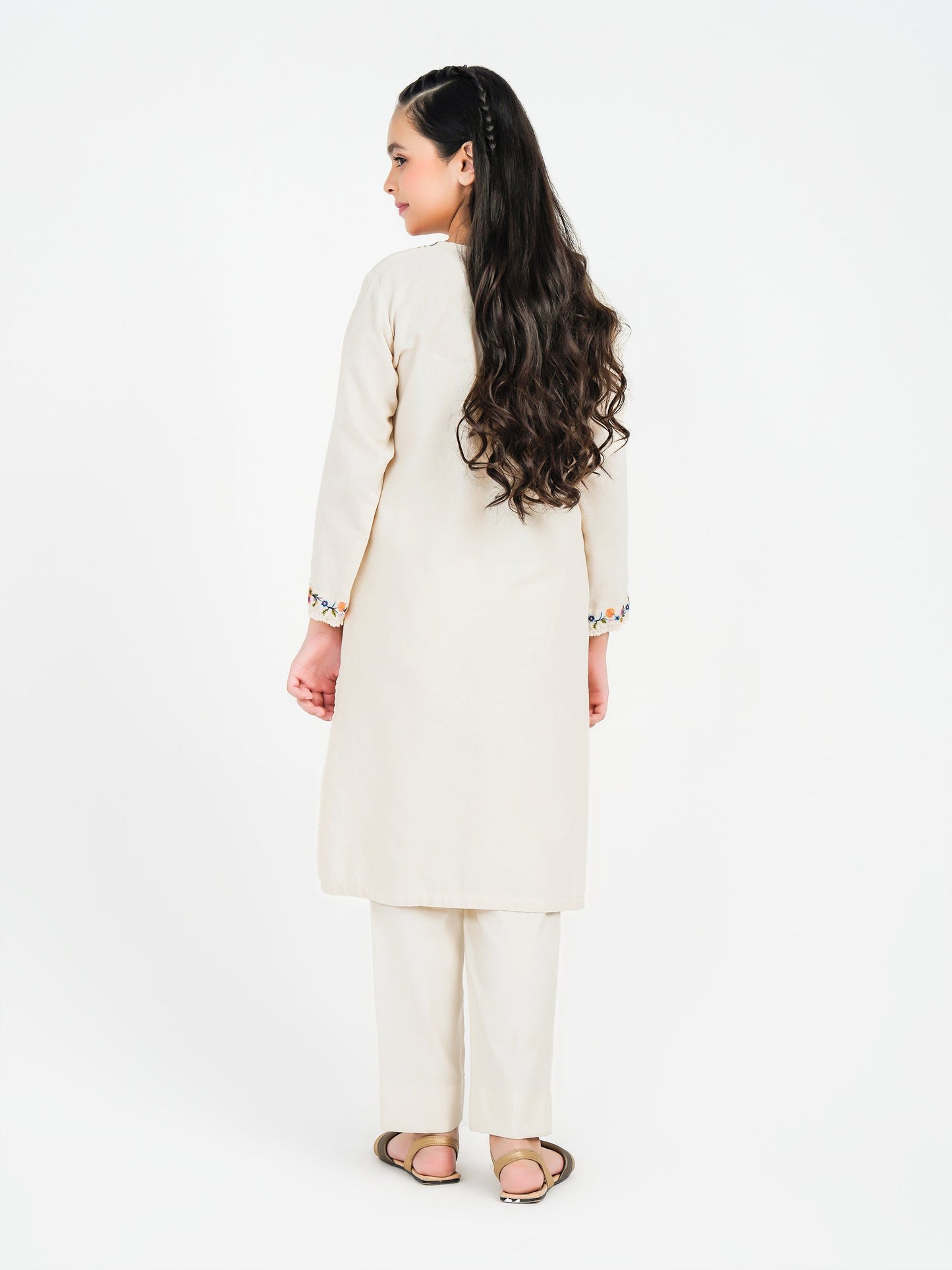 Khaddar Shirt-Embroidered