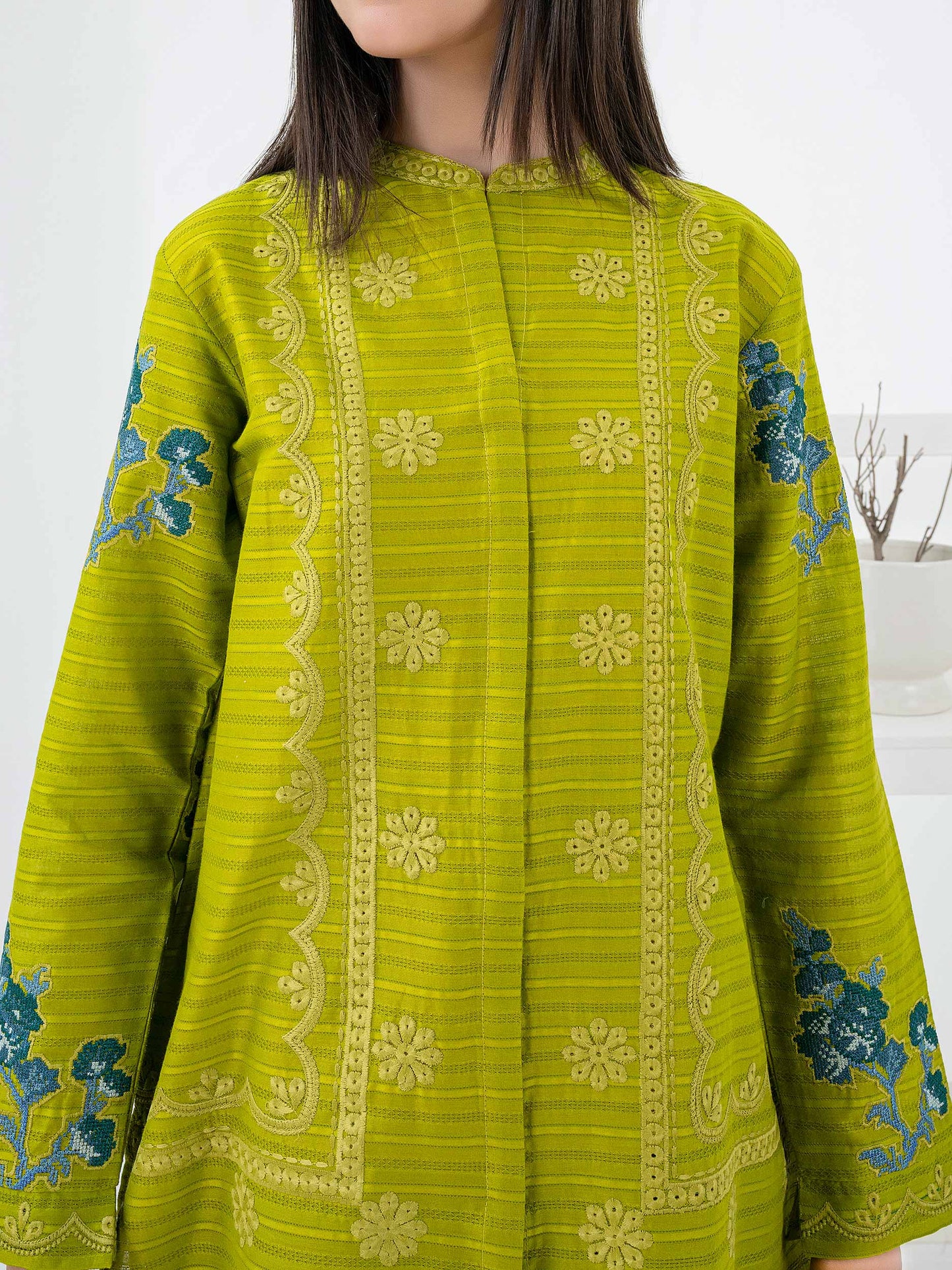 Lawn Kurti-Embroidered (Pret)