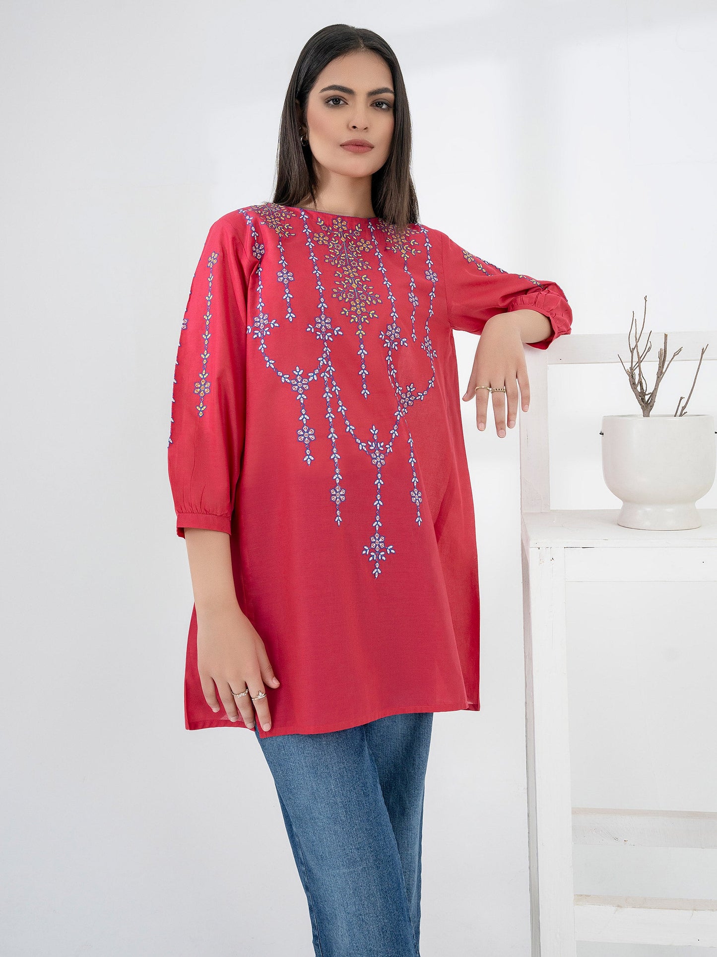 Lawn Kurti-Embroidered (Pret)