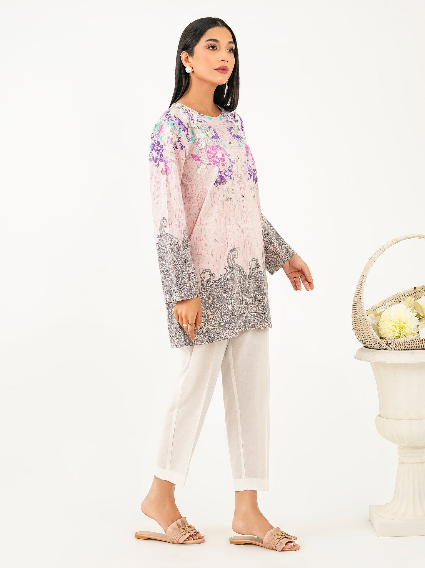 Lawn Kurti-Printed (Pret)