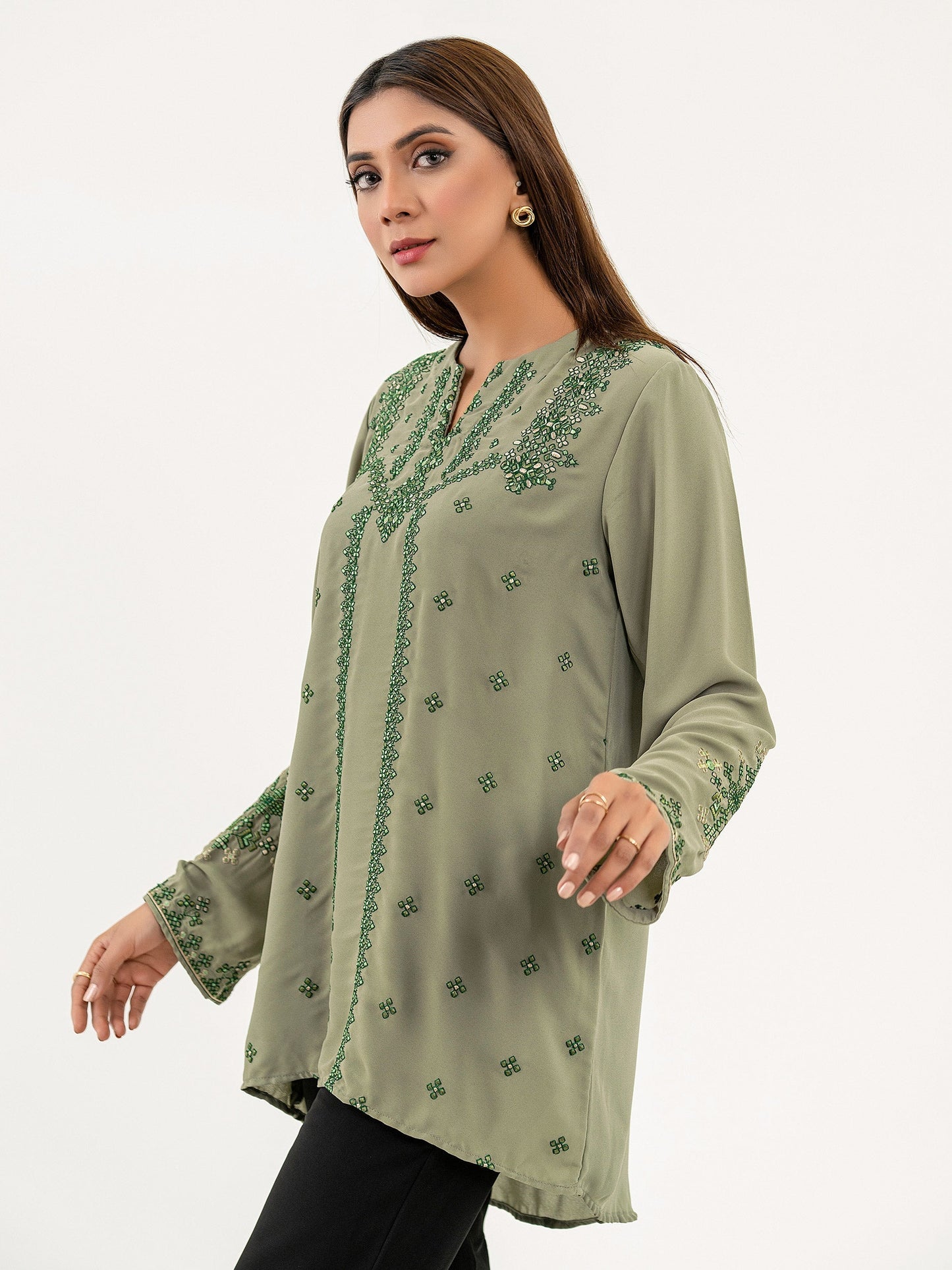 Grip Kurti-Embroidered(Pret)