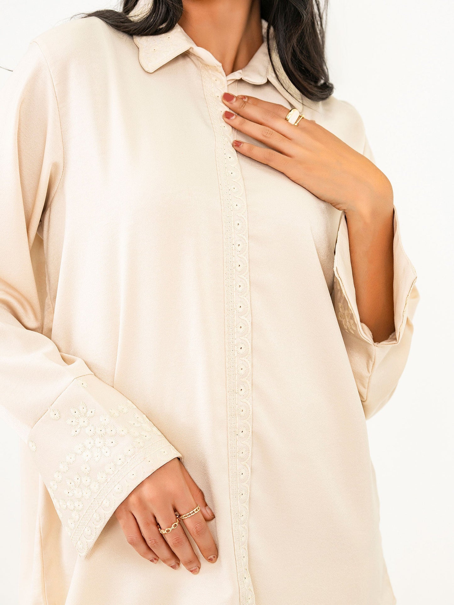 Viscose Top-Embroidered (Pret)