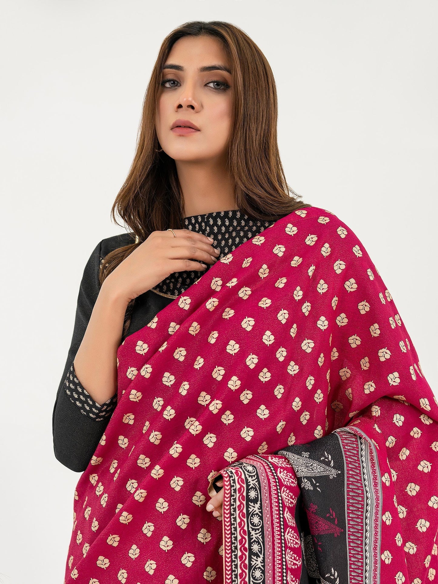 2 Piece Missouri Saree-Paste Print (Pret)