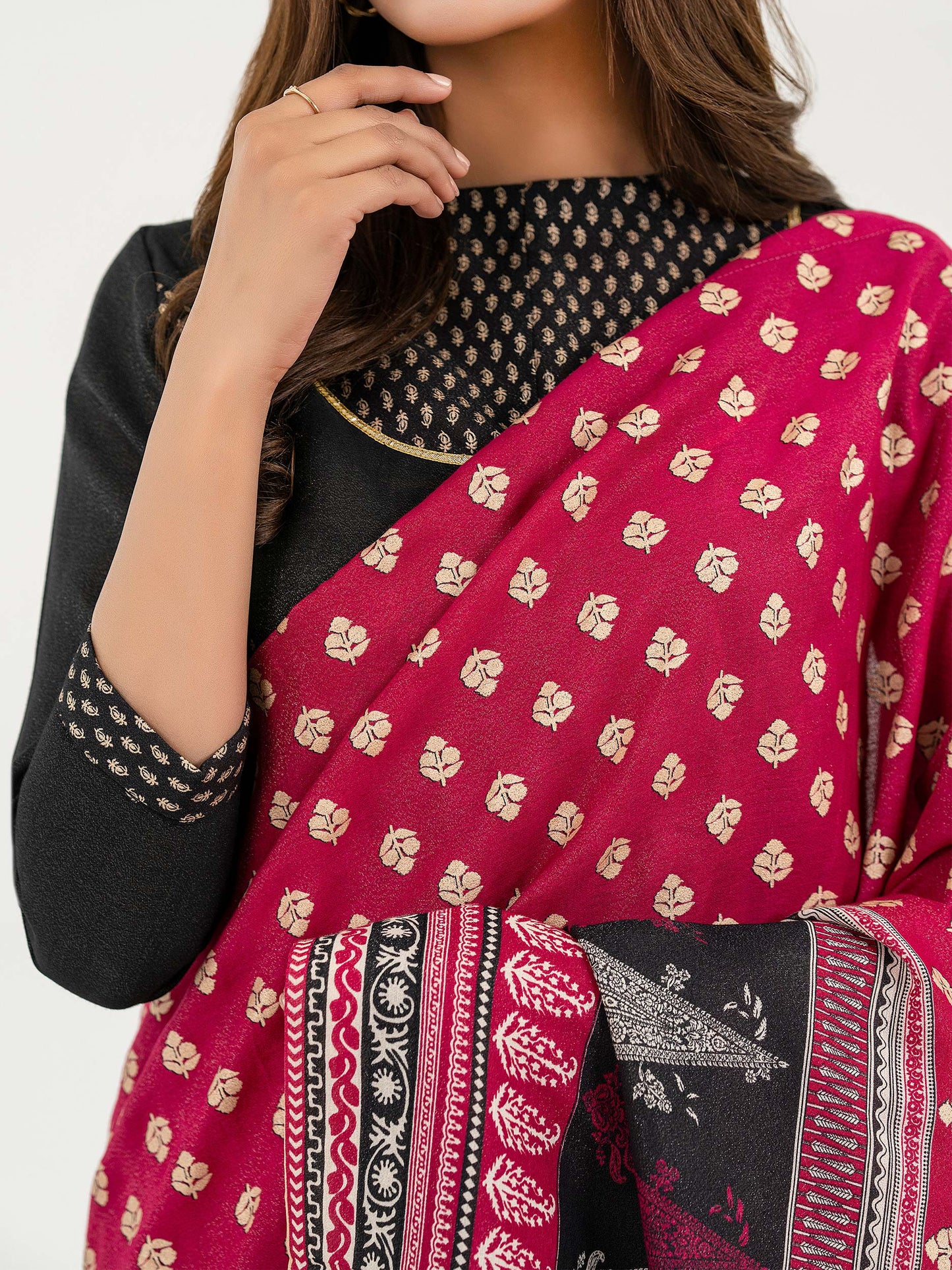 2 Piece Missouri Saree-Paste Print (Pret)