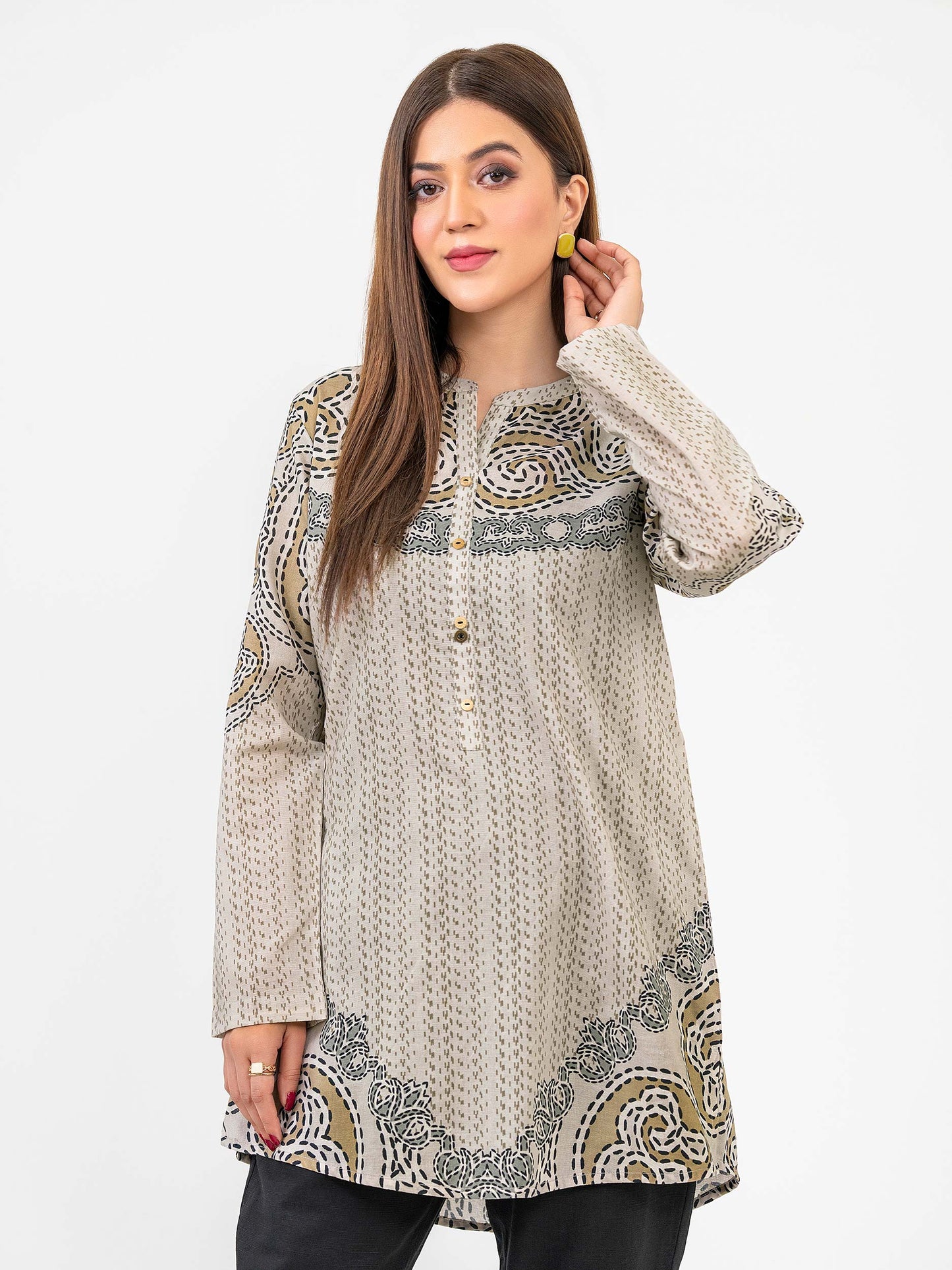 Khaddar Kurti-Printed(Pret)