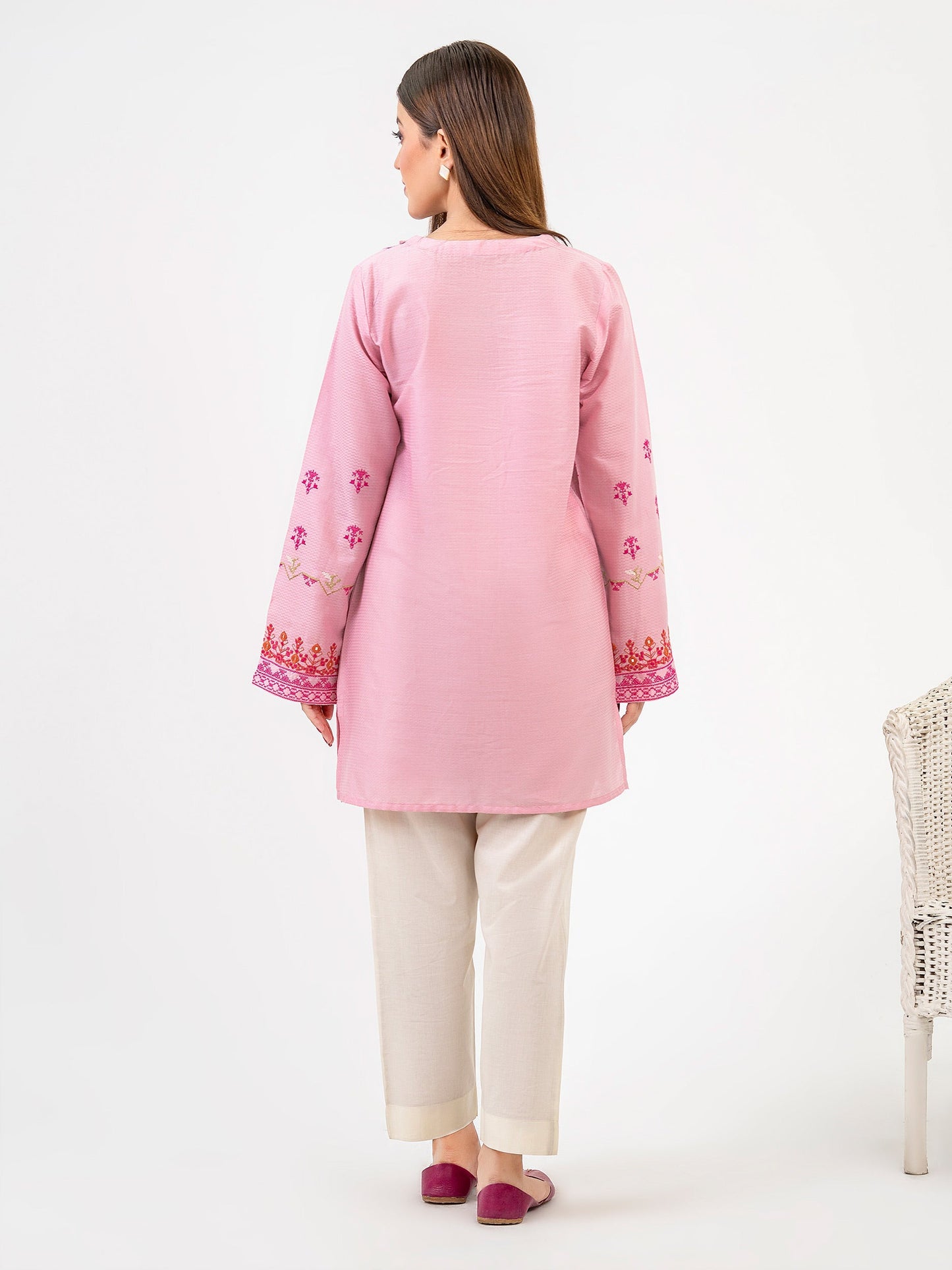 Lawn Kurti-Embroidered(Pret)