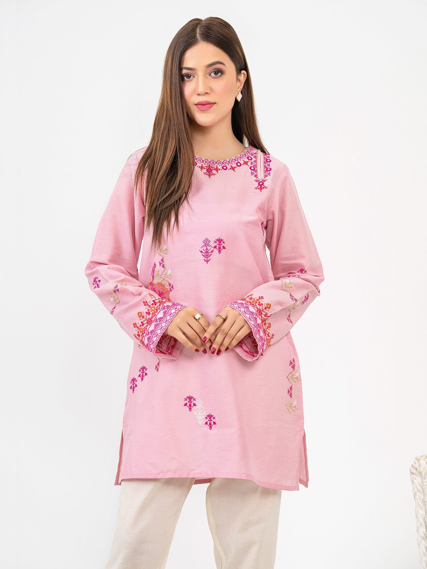 Lawn Kurti-Embroidered(Pret)