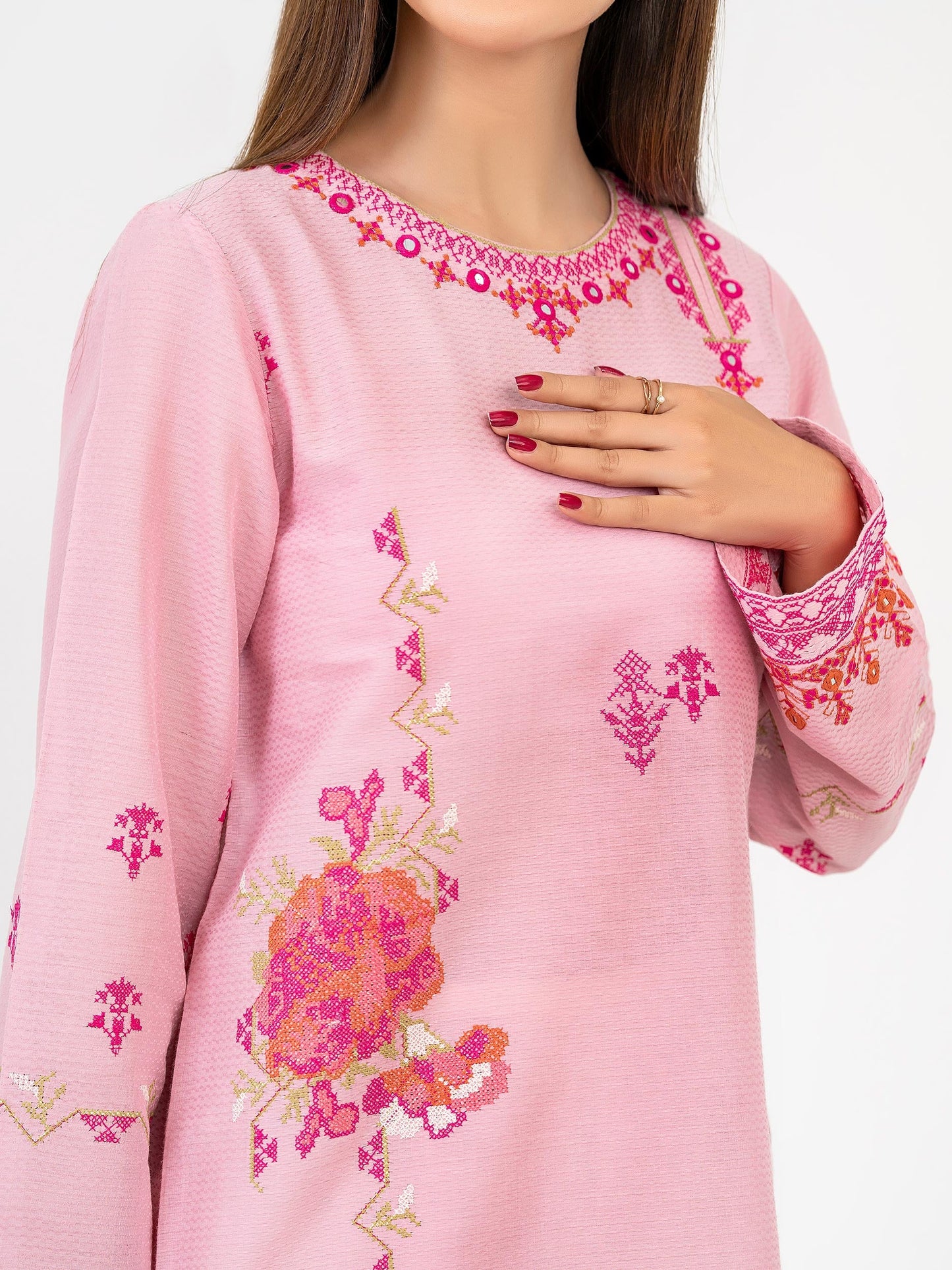 Lawn Kurti-Embroidered(Pret)