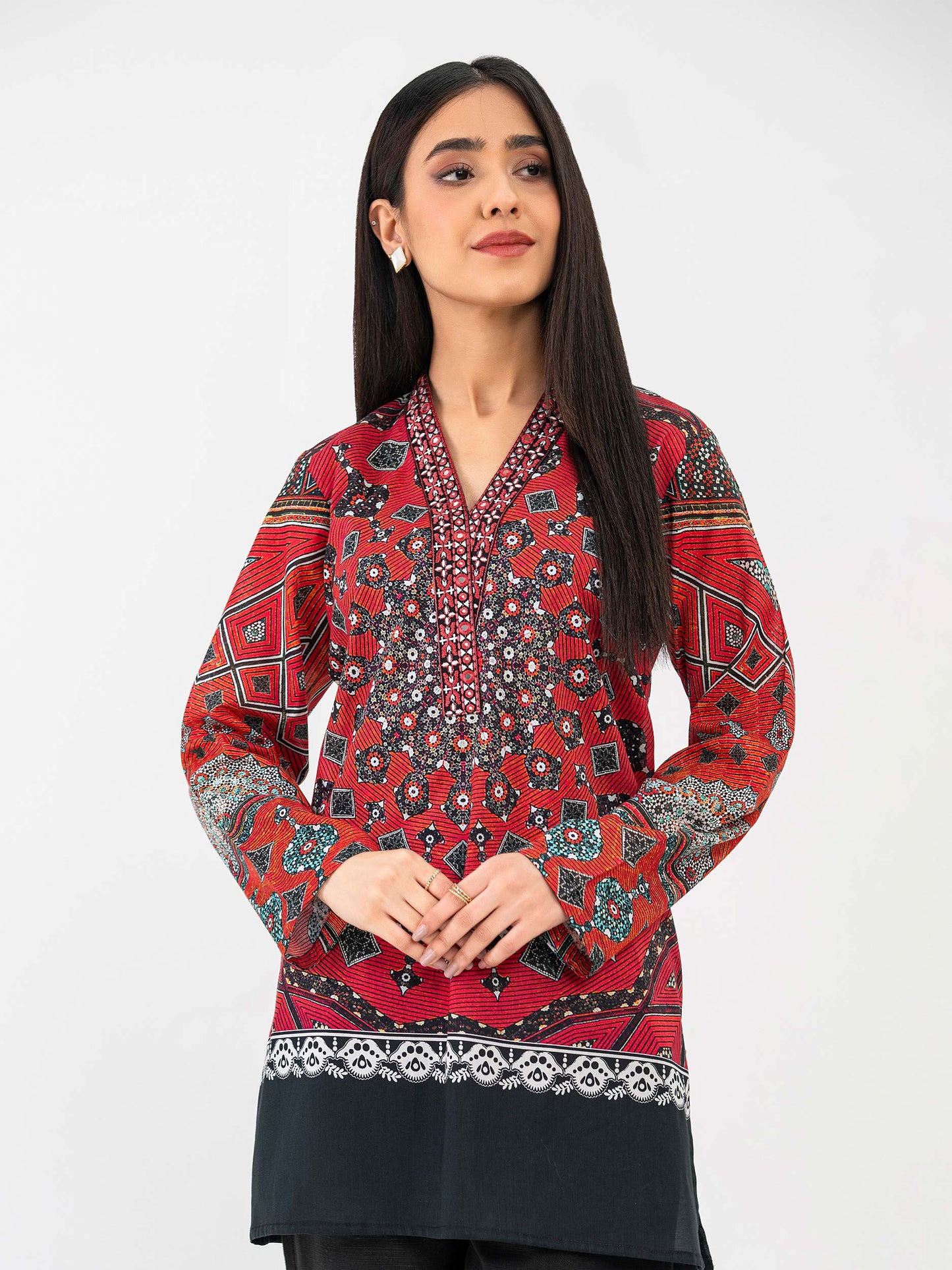 Lawn Kurti-Embroidered (Pret)