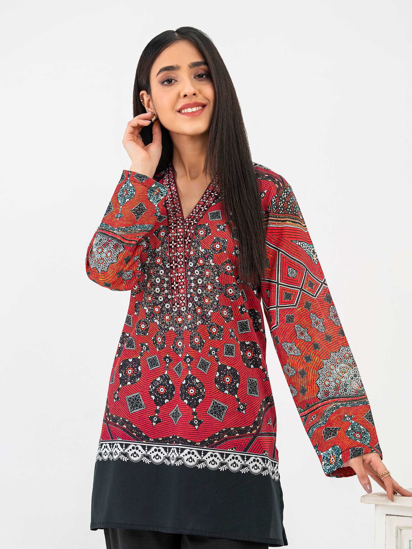 Lawn Kurti-Embroidered (Pret)