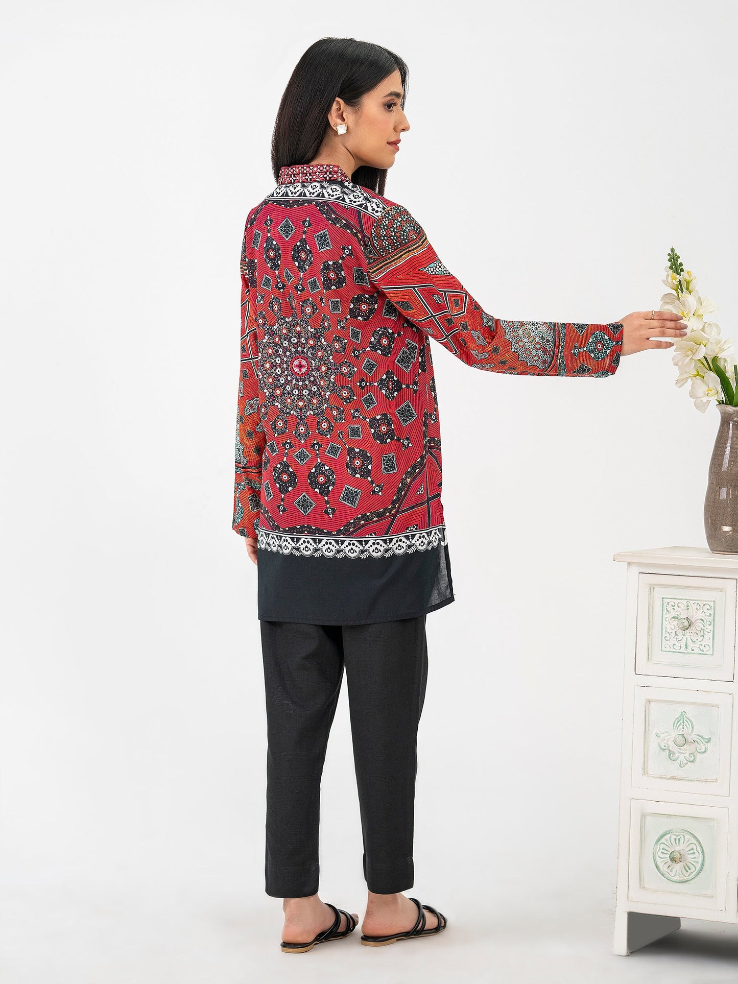 Lawn Kurti-Embroidered (Pret)