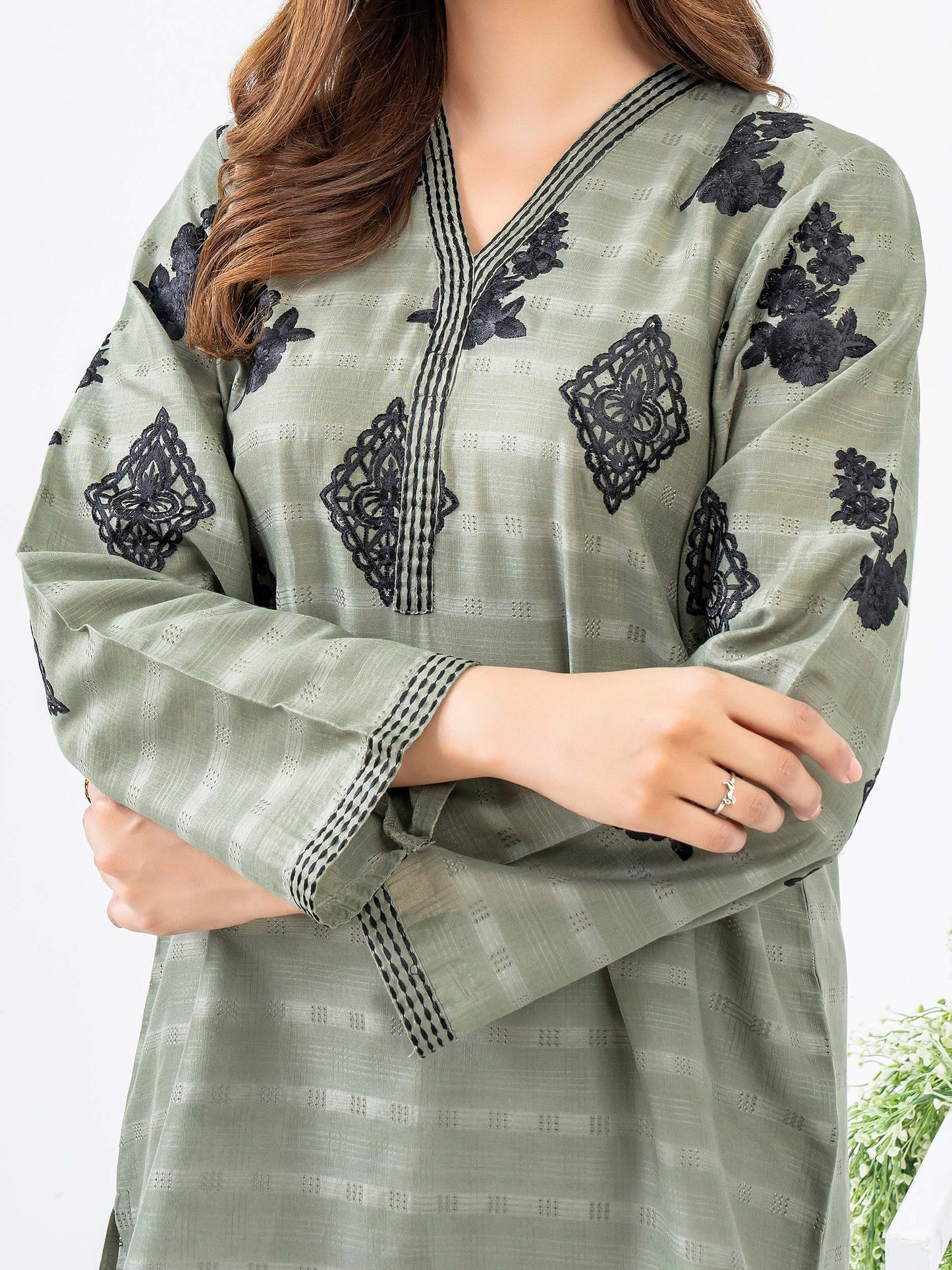 Lawn Kurti-Embroidered (Pret)