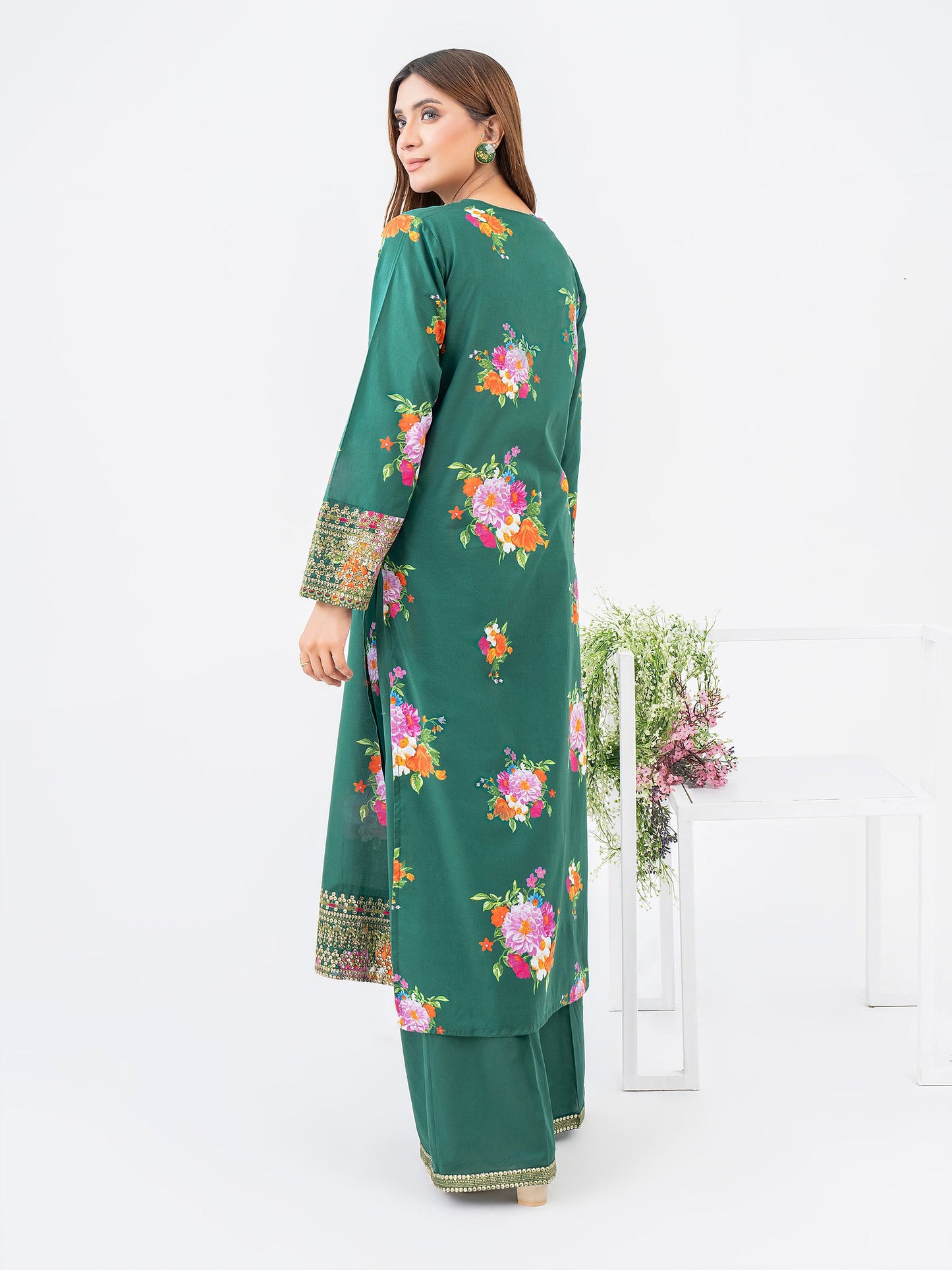 2 Piece Lawn Suit-Embroidered (Pret)