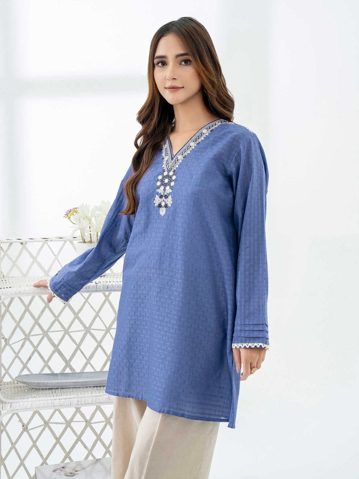 Lawn Kurti-Embroidered (Pret)