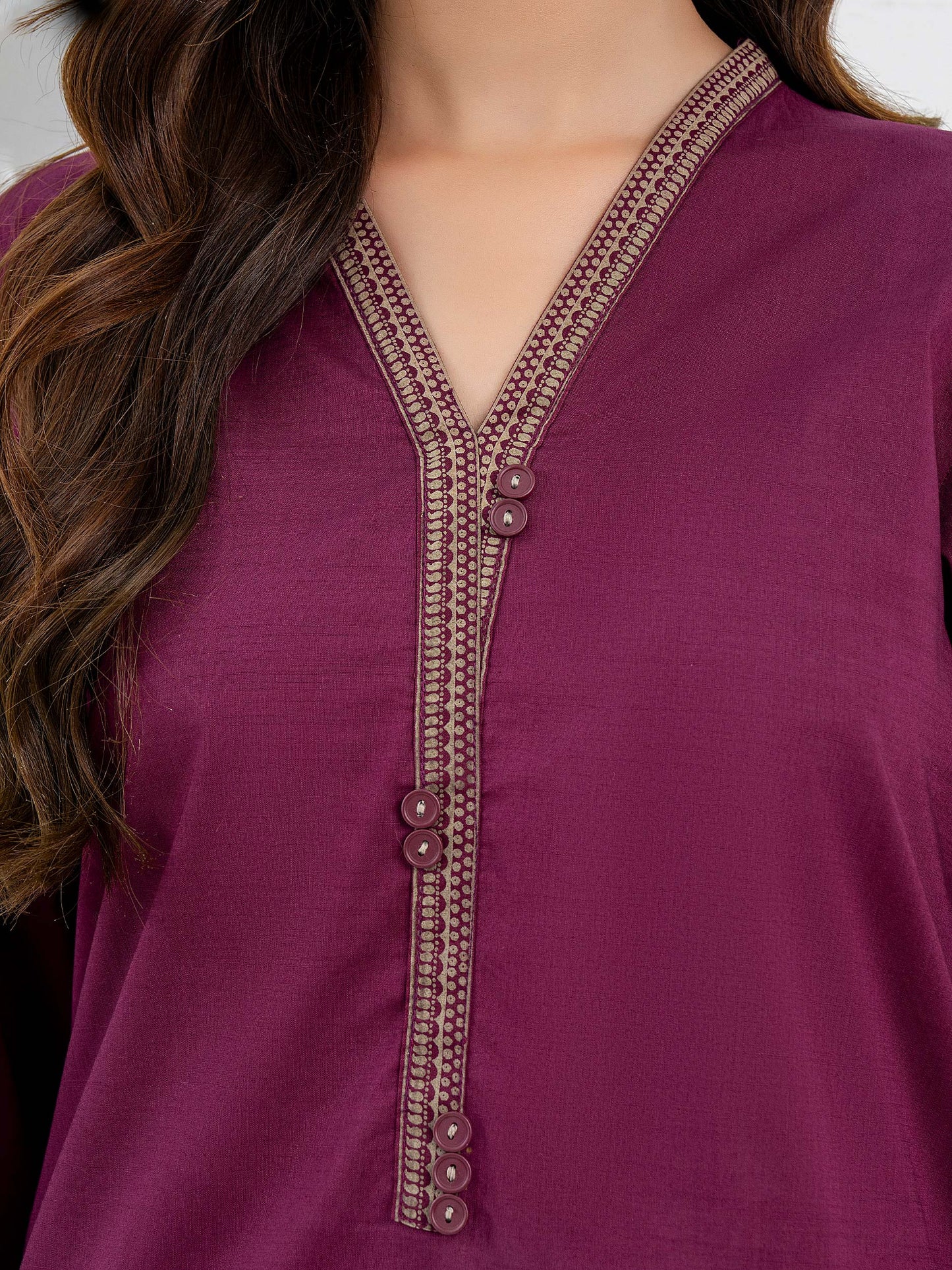 2 Piece Lawn Suit-Emboss Print (Pret)