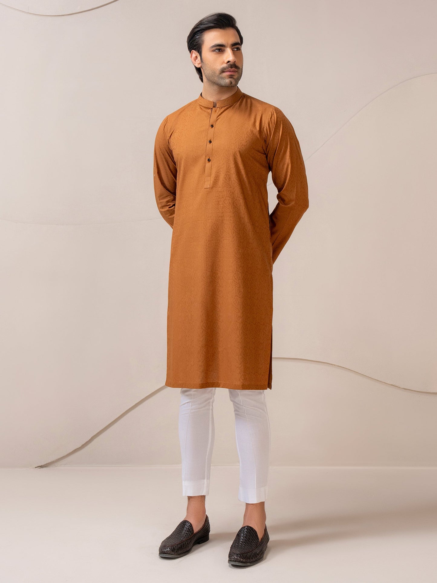 Jacquard Kurta