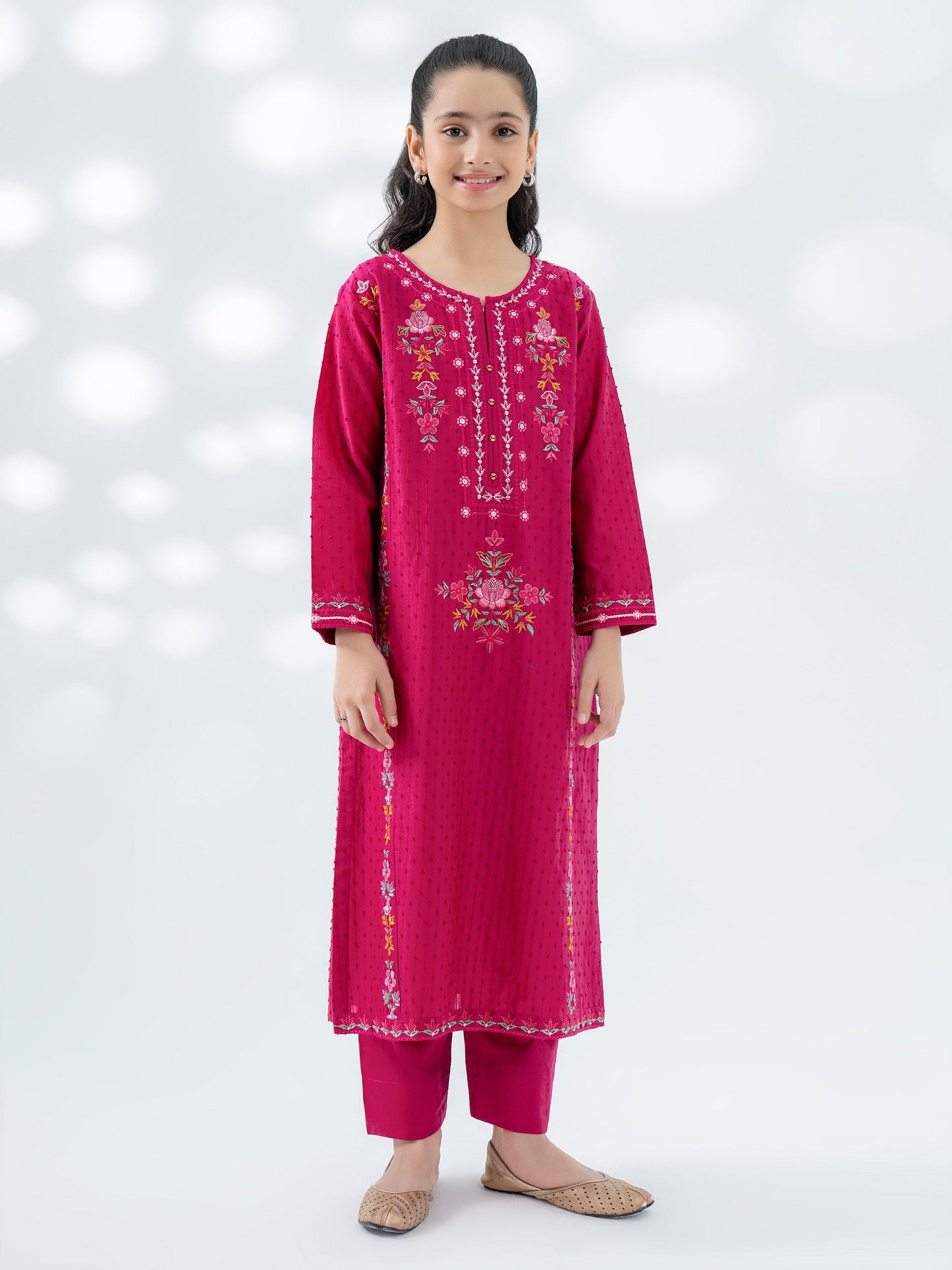 2 Piece Lawn Suit-Embroidered