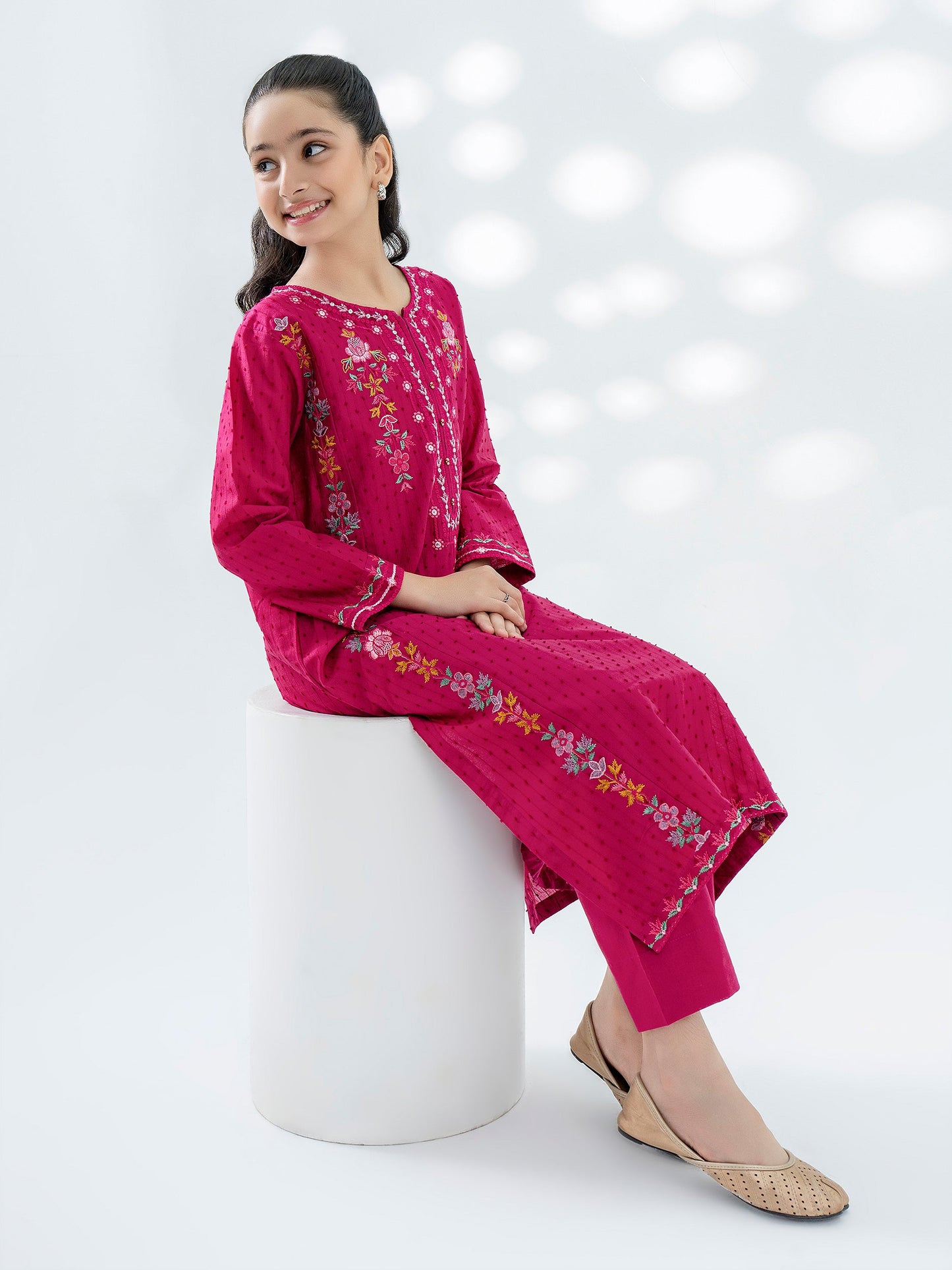 2 Piece Lawn Suit-Embroidered