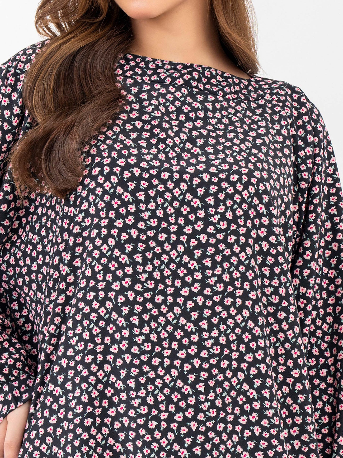 Printed Silk Top