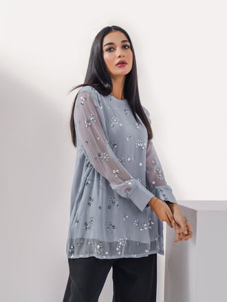 chiffon-embroidered-top